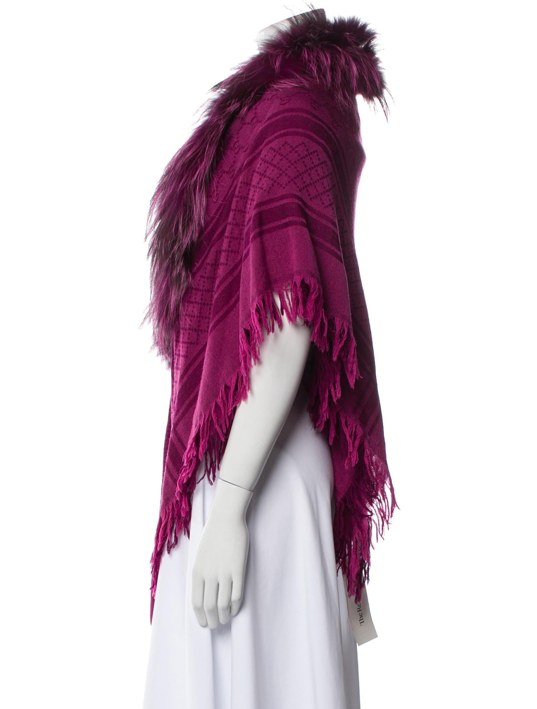 Gucci Wool Printed Shawl