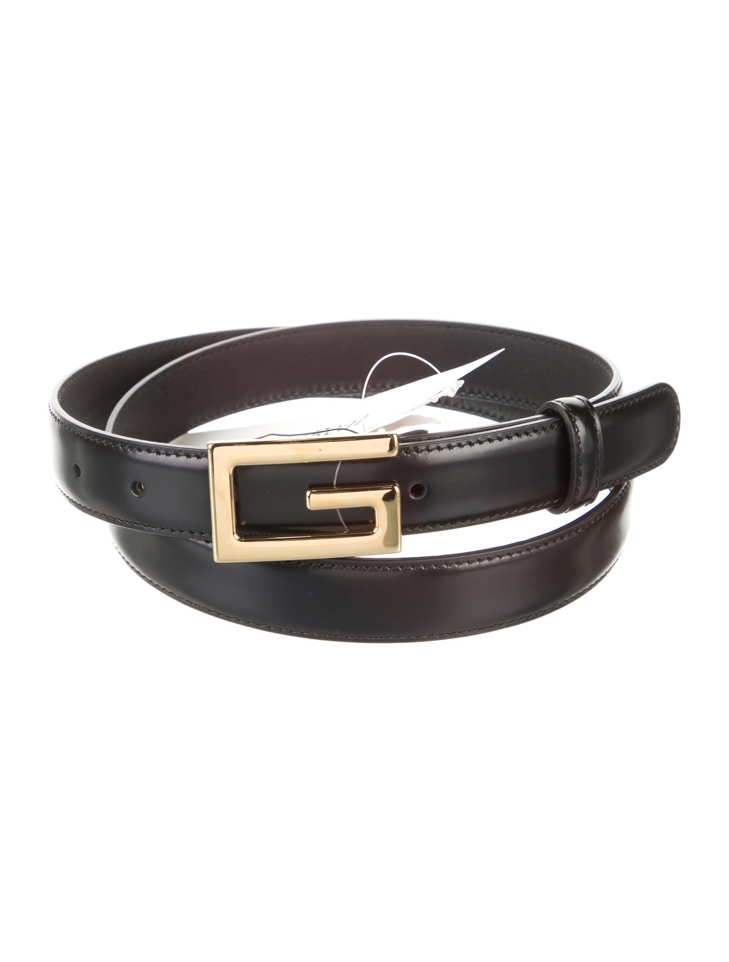 Gucci Skinny Leather Waist Belt