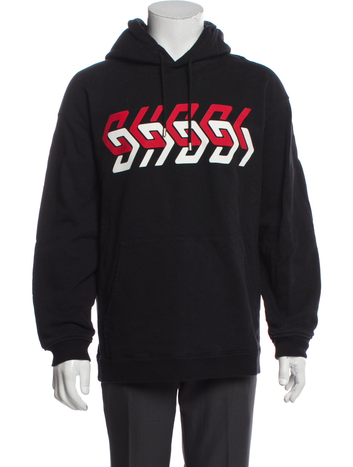 Gucci Graphic Print Crew Neck Hoodie