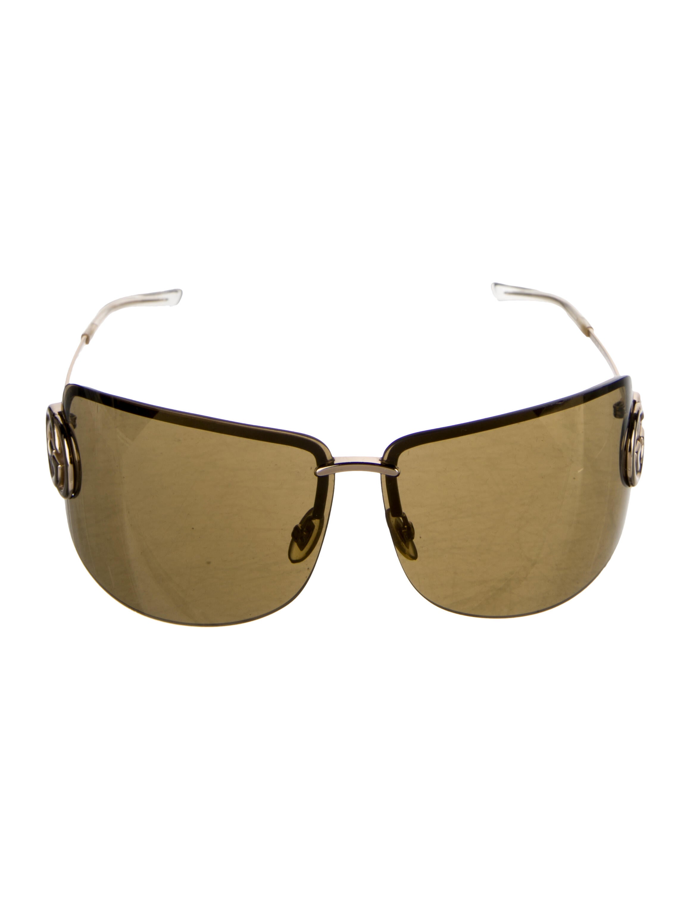 Gucci Interlocking G Logo Square Sunglasses