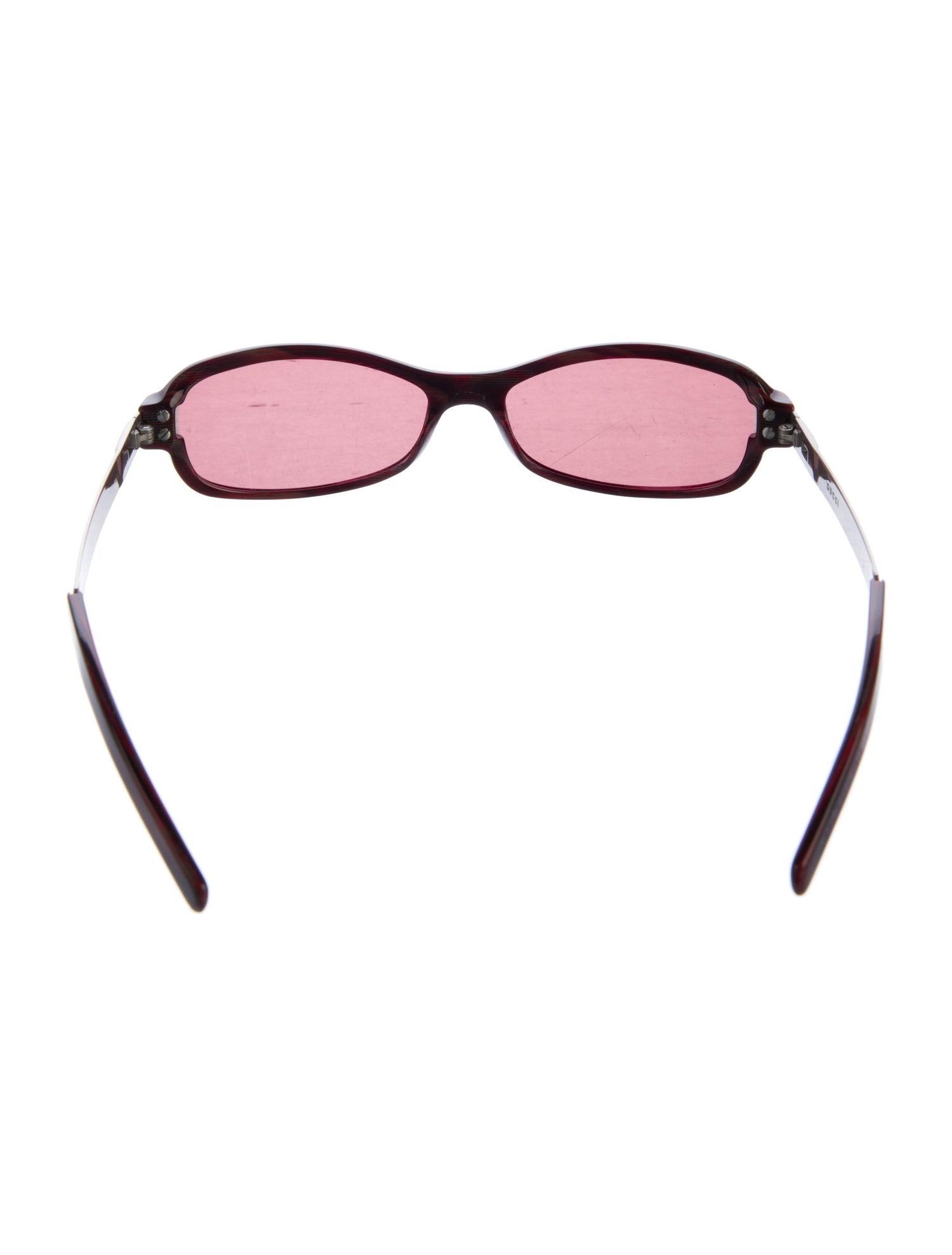 Gucci Microguccissima Pattern Square Sunglasses