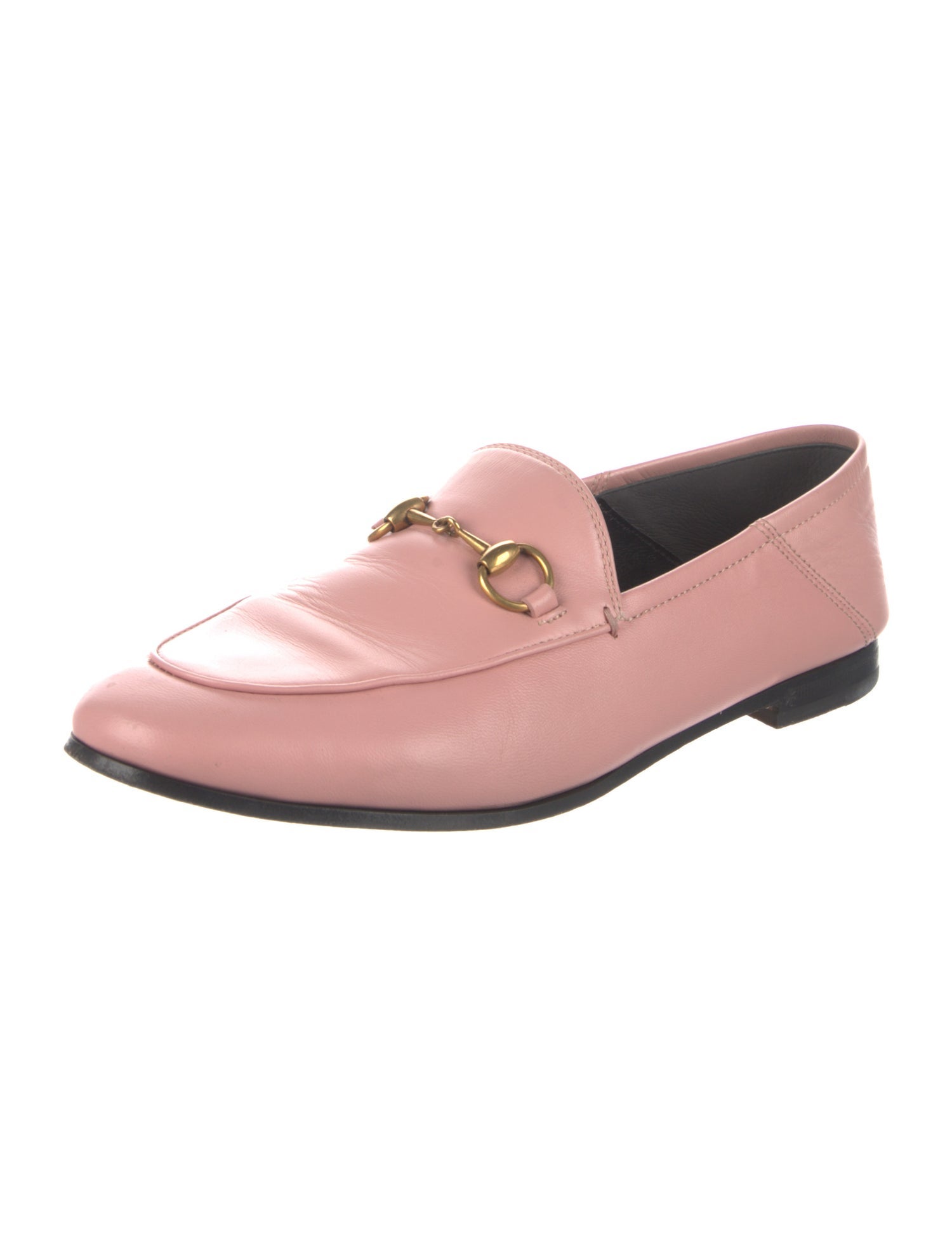 Gucci Horsebit Accent Leather Loafers