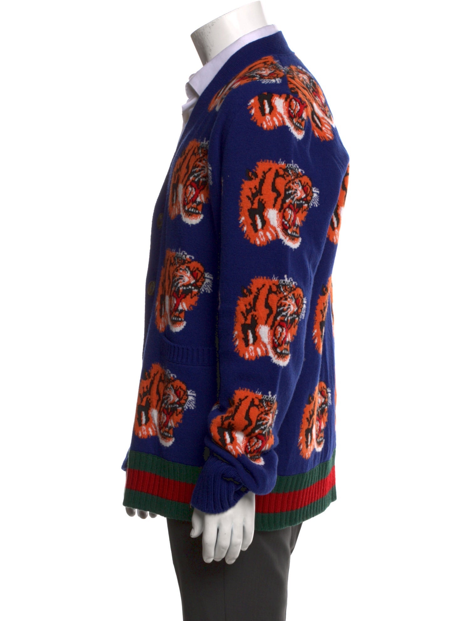 Gucci Wool Printed Cardigan