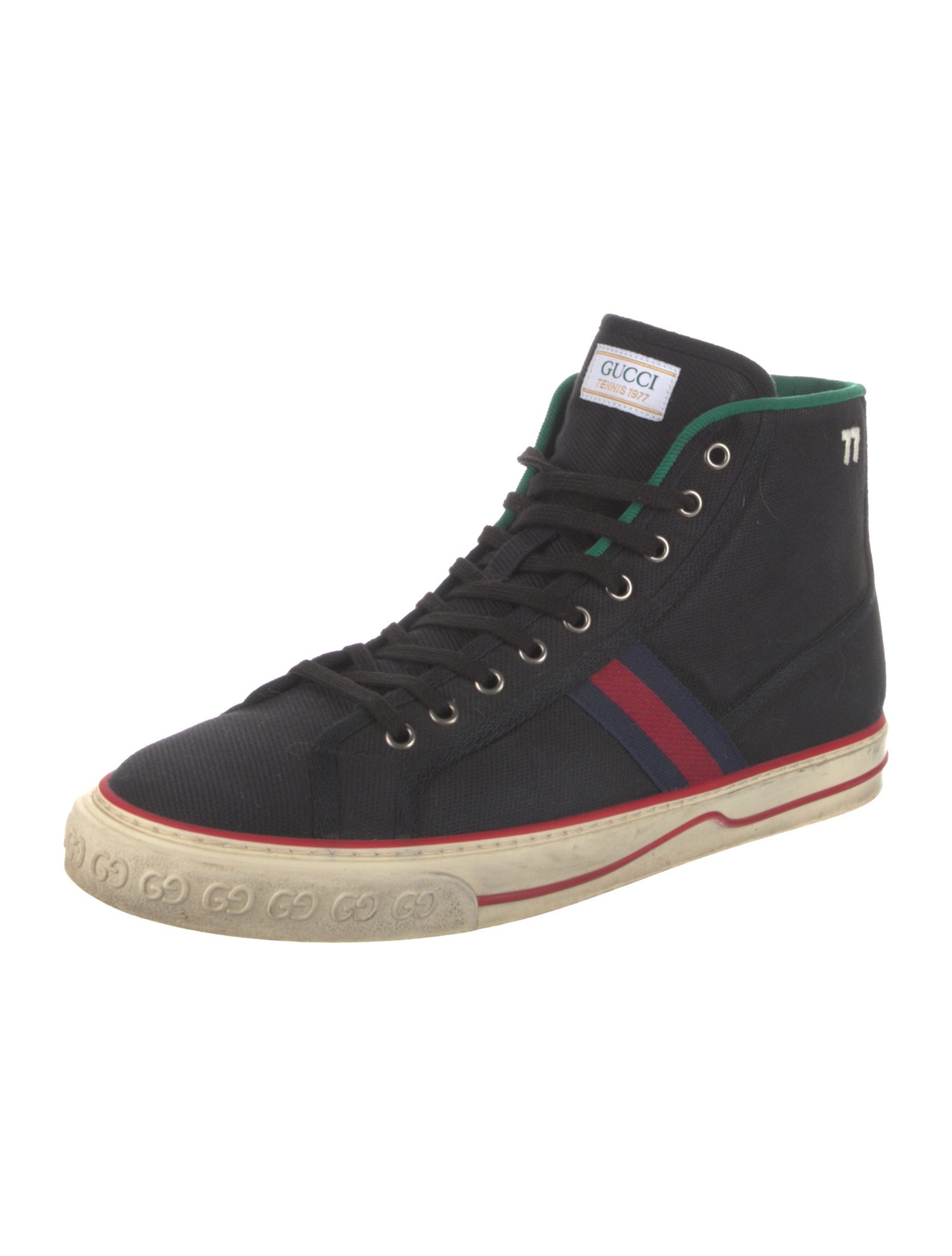 Gucci Interlocking G Logo Canvas Sneakers