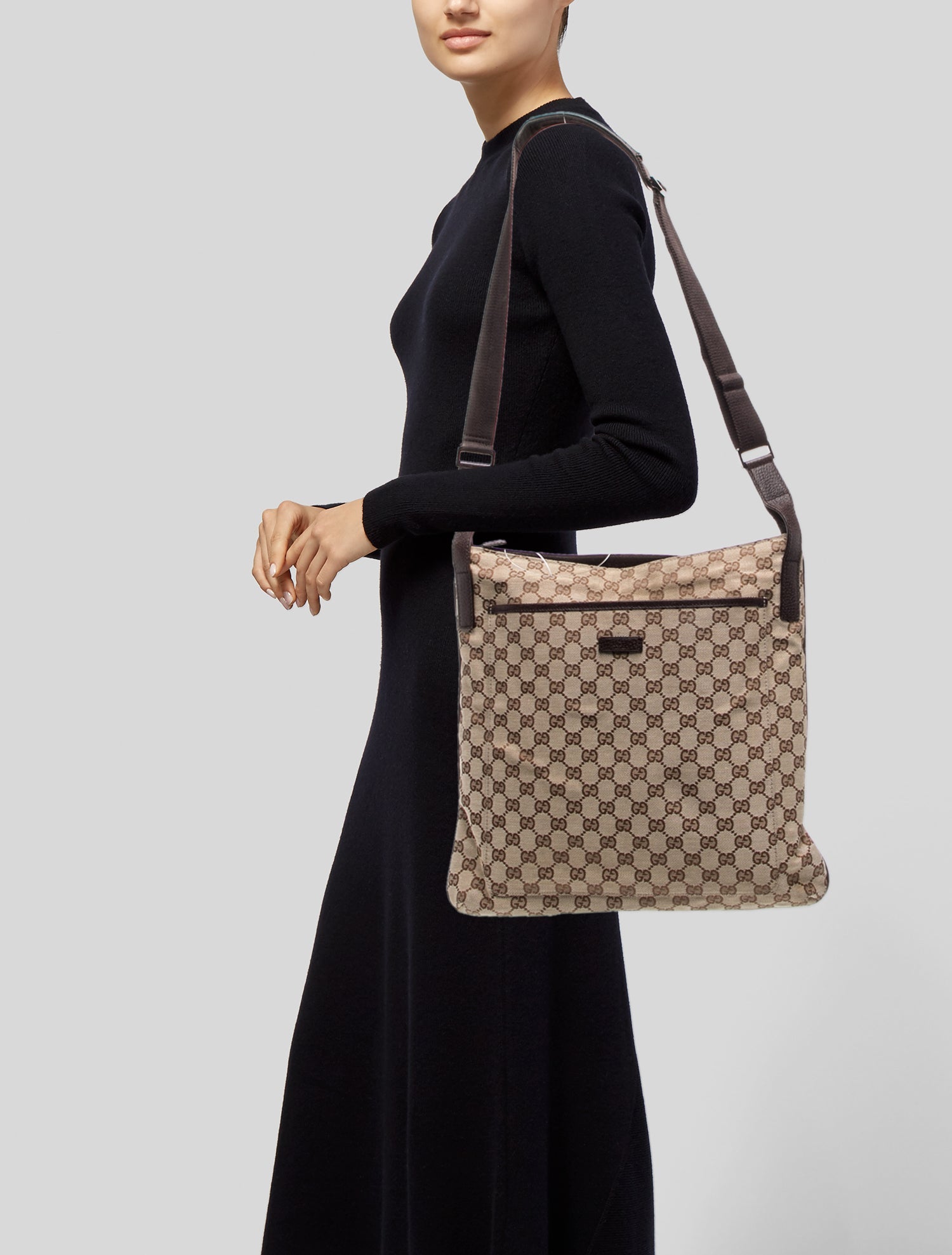 Gucci GG Canvas Messenger Bag