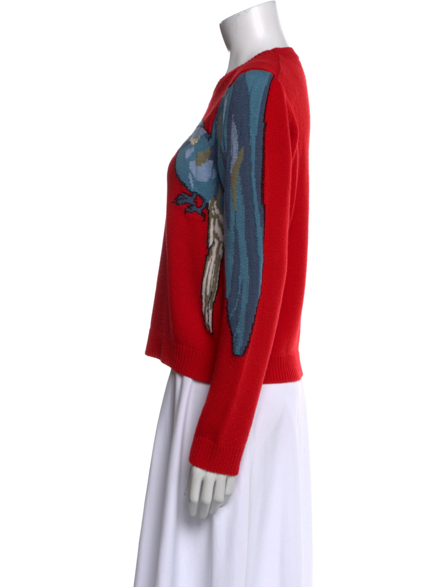 Gucci Wool Graphic Print Sweater