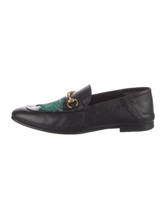 Gucci Horsebit Accent Leather Dress Loafers