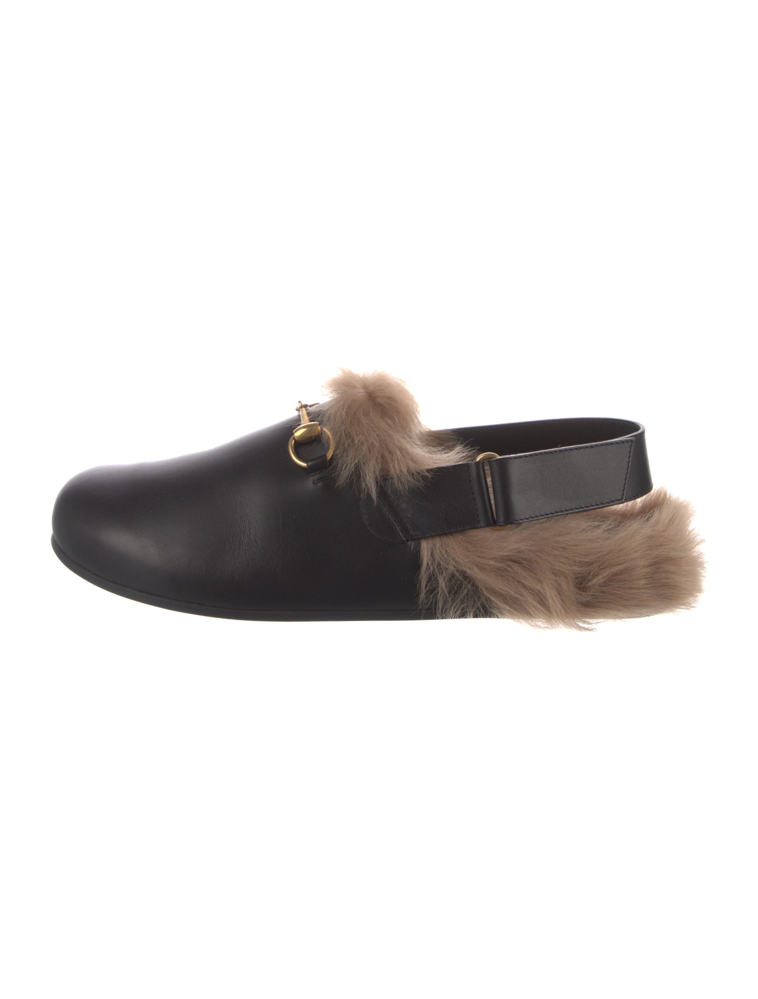 Gucci 1955 Horsebit Accent Leather Slippers