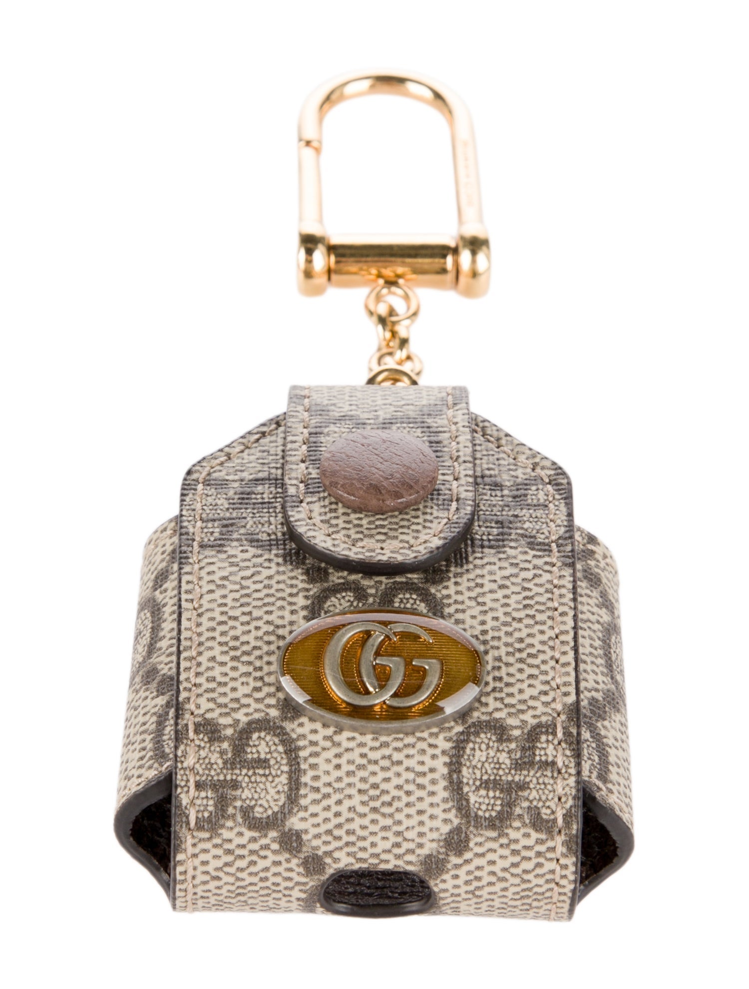 Gucci Leather Printed Keychain