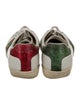 Gucci Web Accent Leather Sneakers