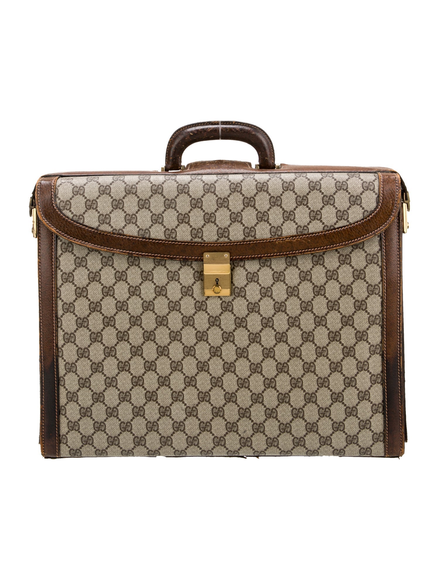 Gucci GG Supreme Briefcase Vintage
