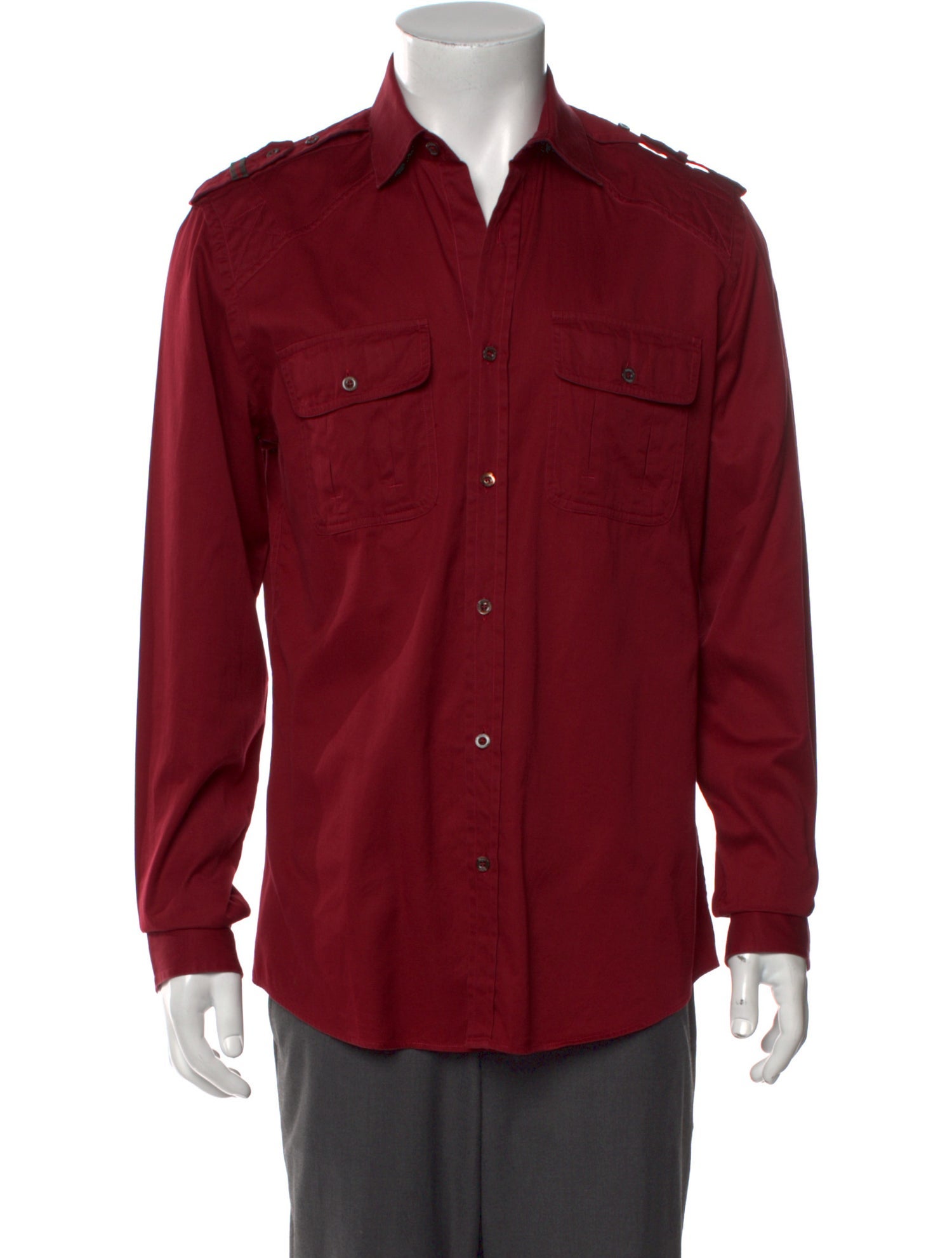 Gucci Web Accent Long Sleeve Shirt