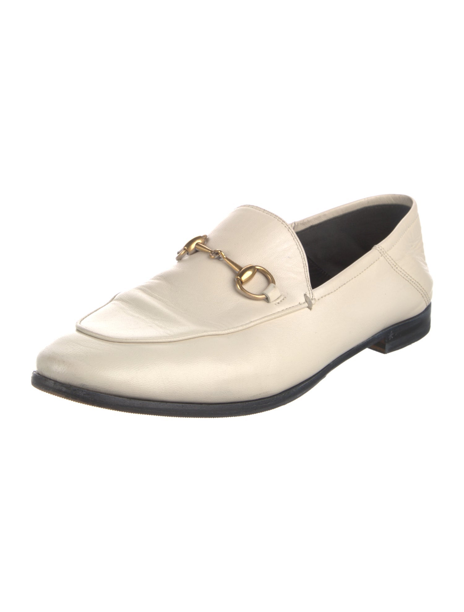 Gucci Horsebit Accent Leather Loafers