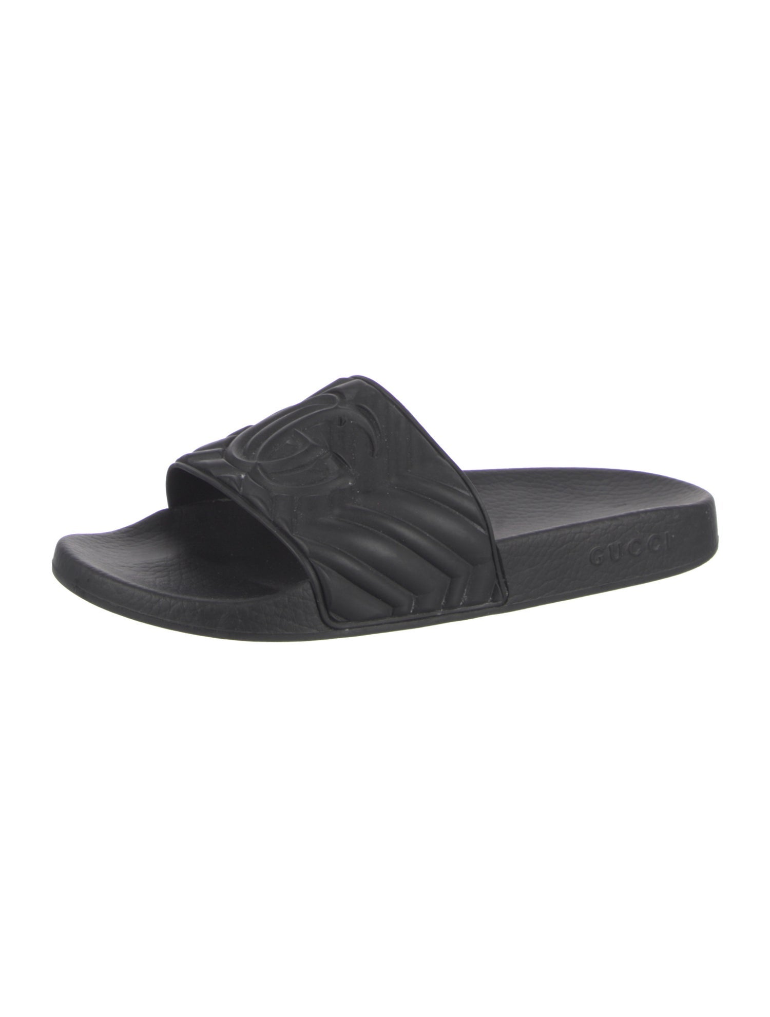 Gucci Double G Logo Rubber Slides