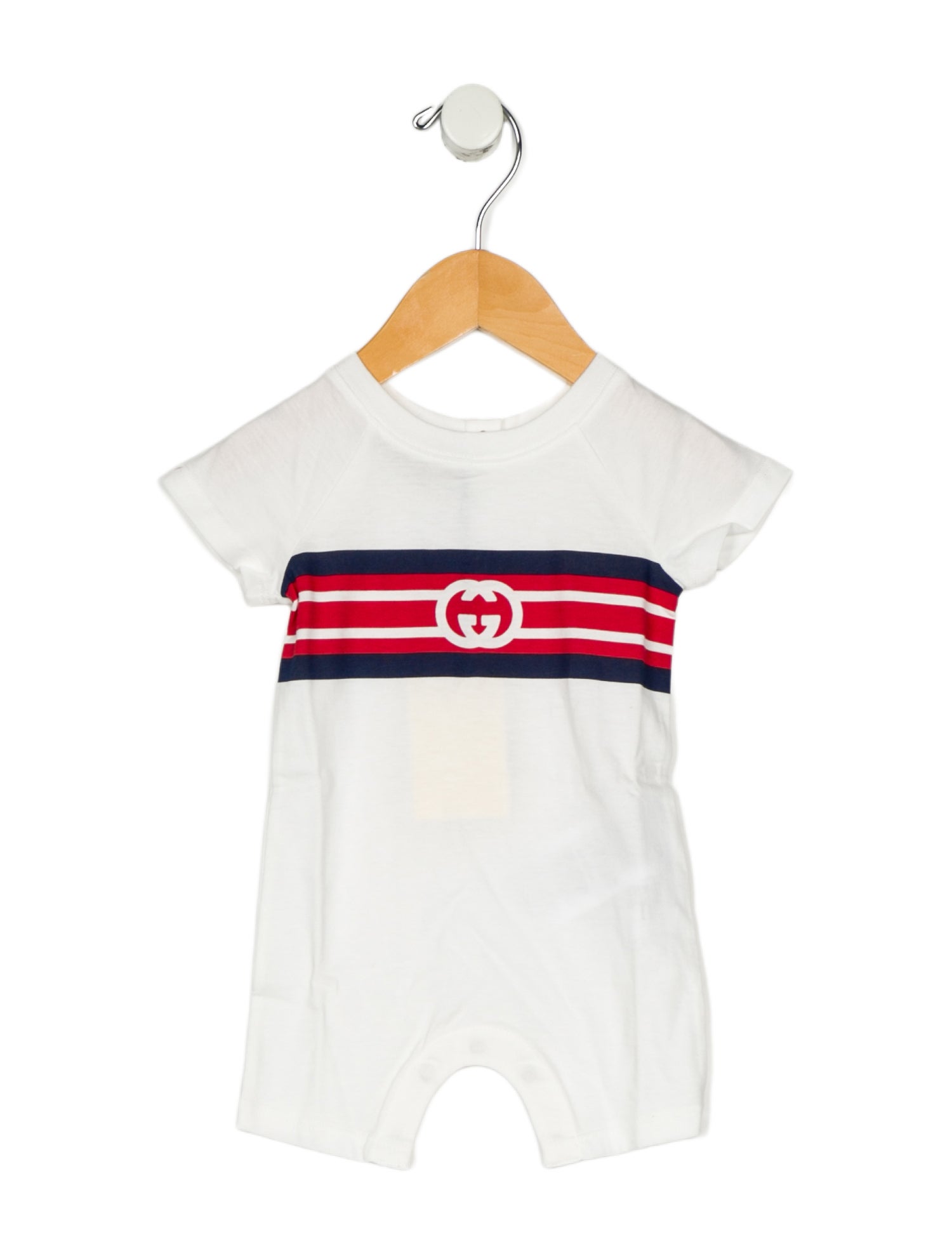 Gucci infant boys' white multicolored one piece w/Tags