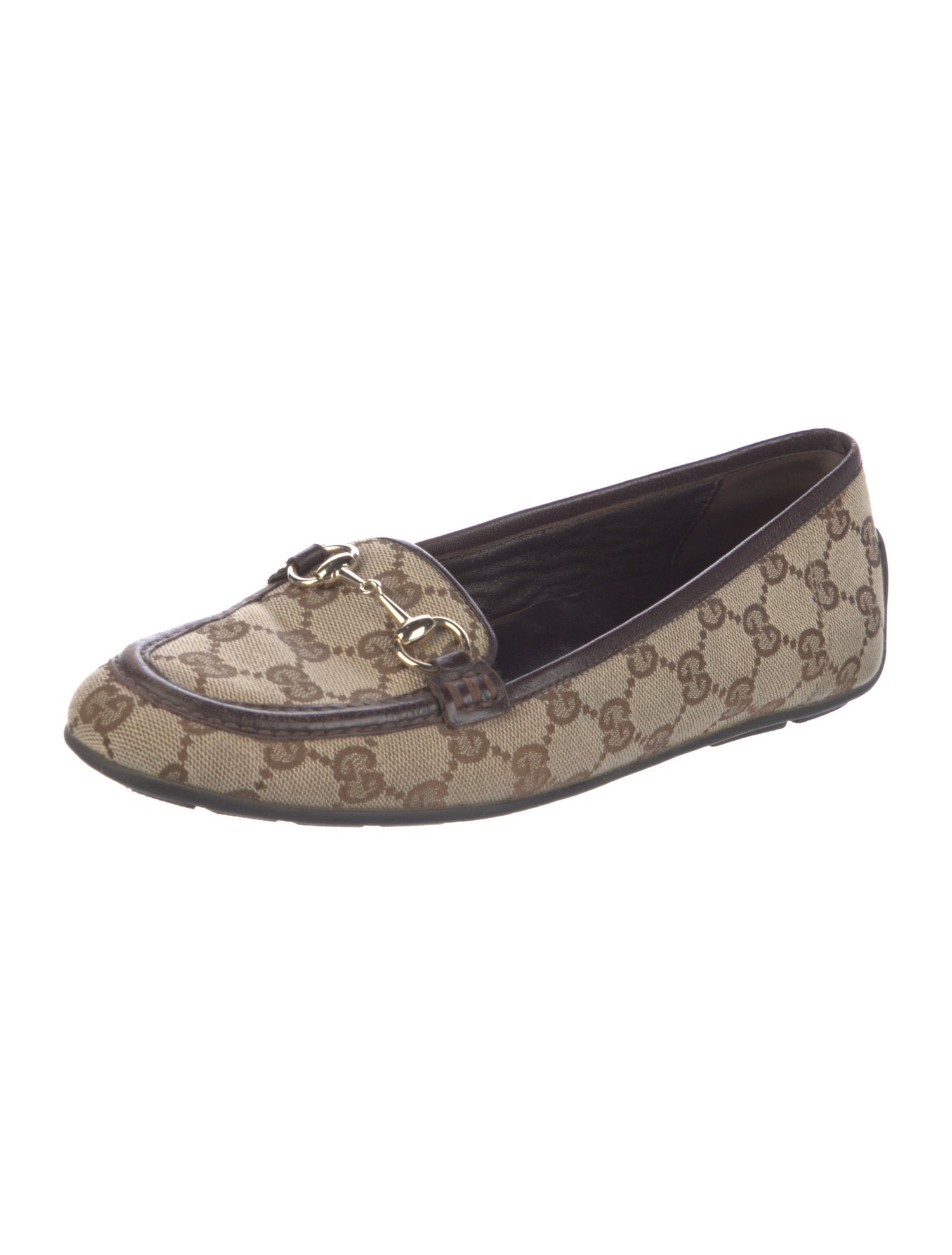 Gucci GG Canvas Canvas Loafers