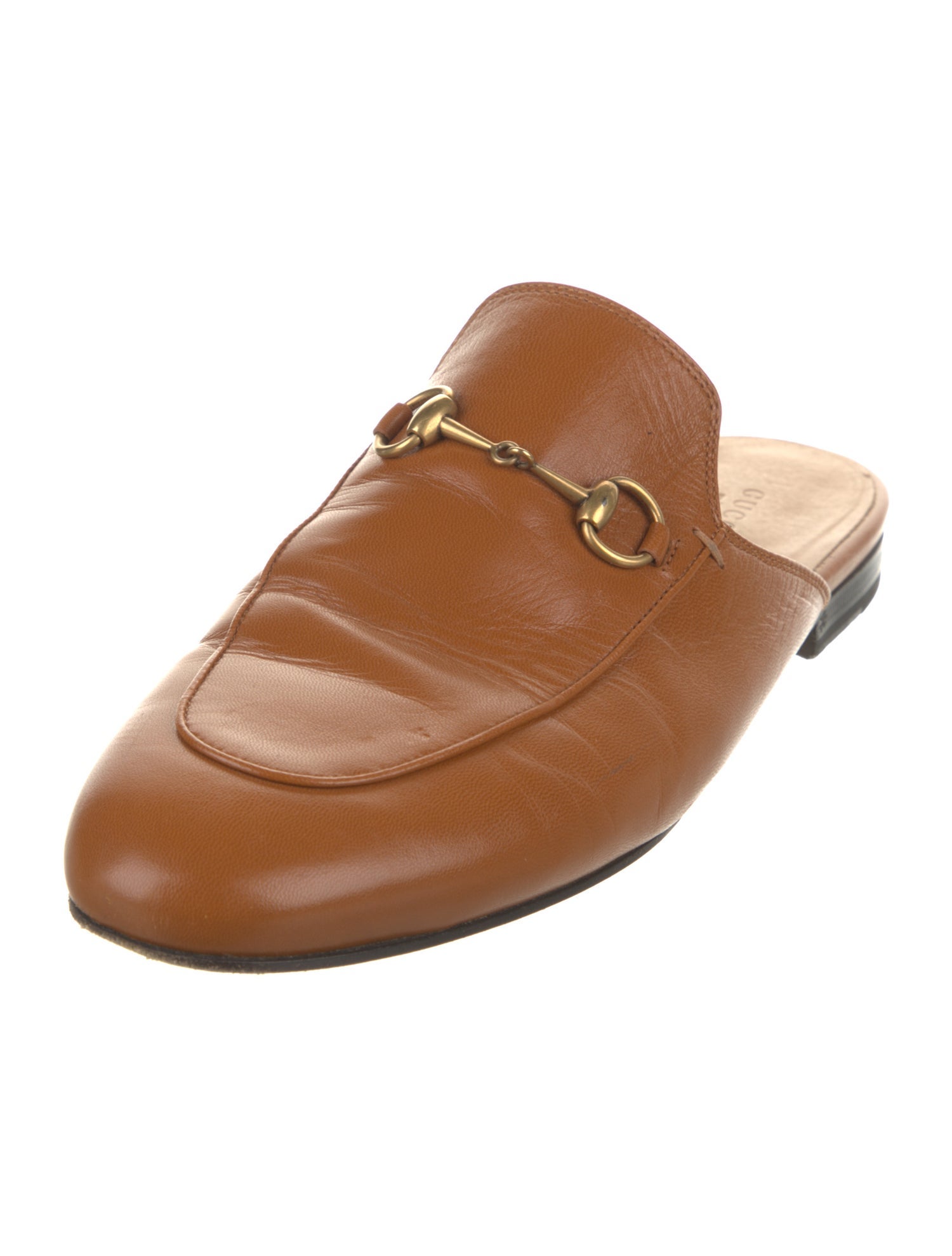 Gucci 1955 Horsebit Accent Leather Mules