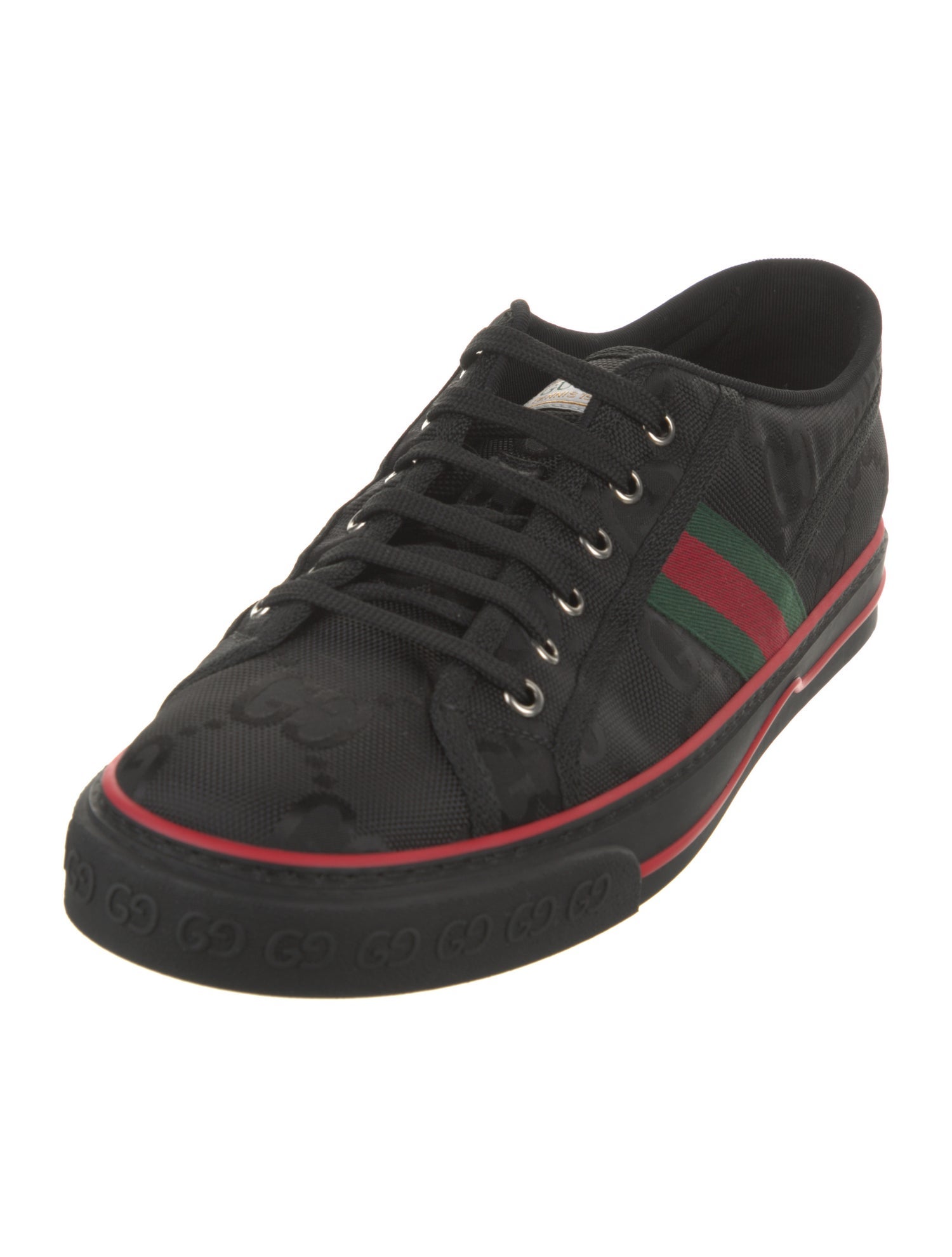 Gucci GG Nylon Canvas Sneakers w/ Tags