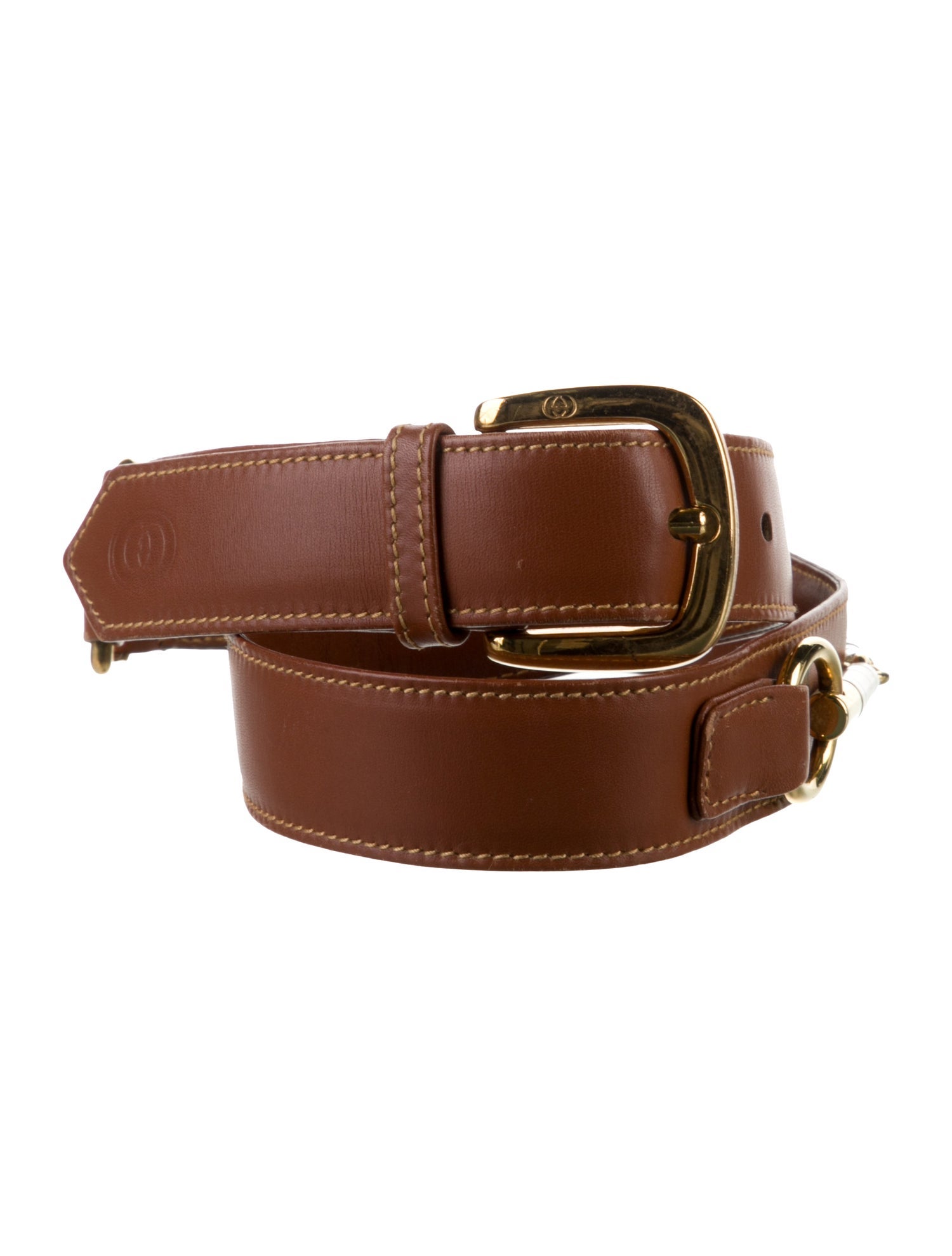 Gucci Vintage Horsebit Accent Belt