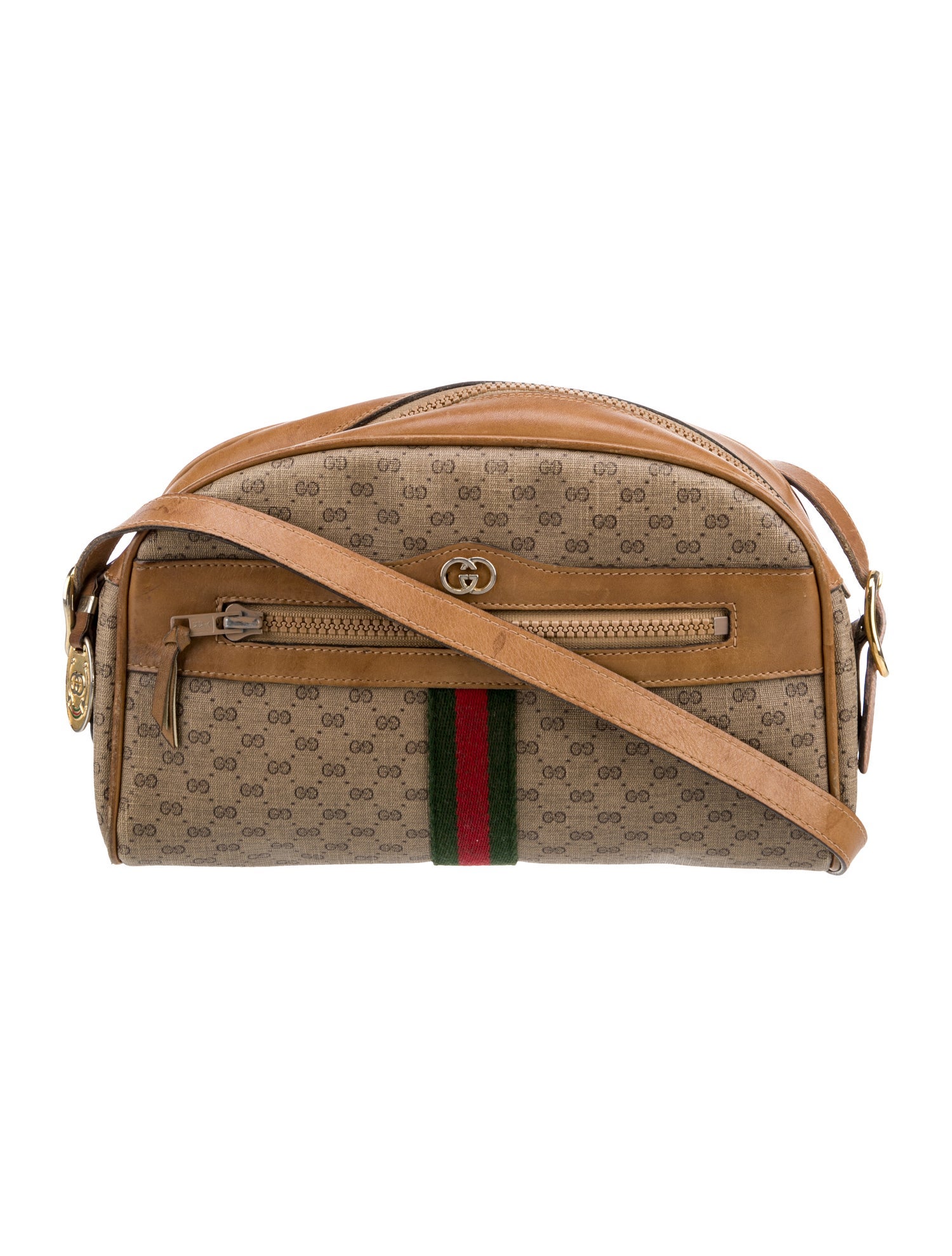 Gucci Web Crossbody Bag Vintage