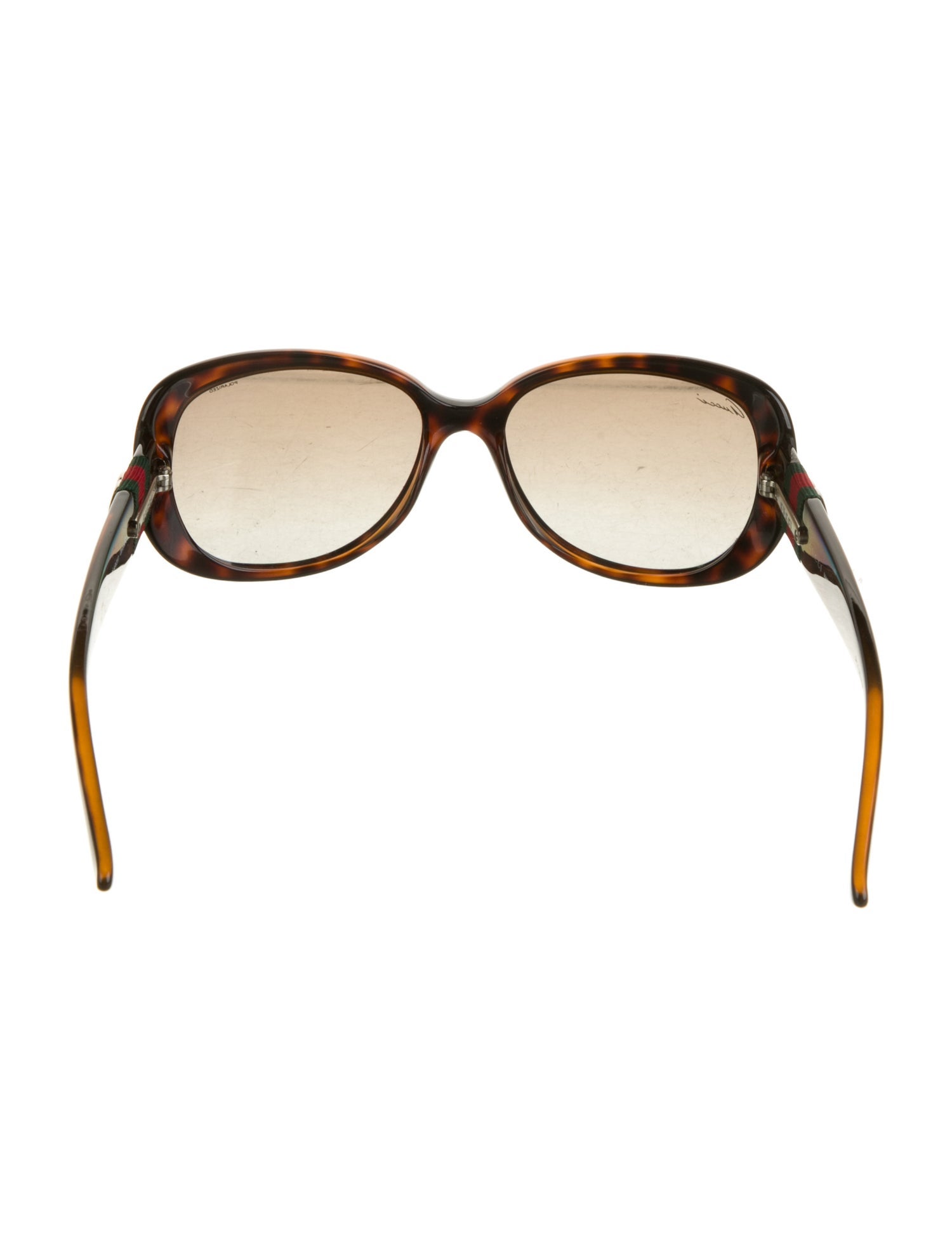 Gucci Web Accent Oversize Sunglasses