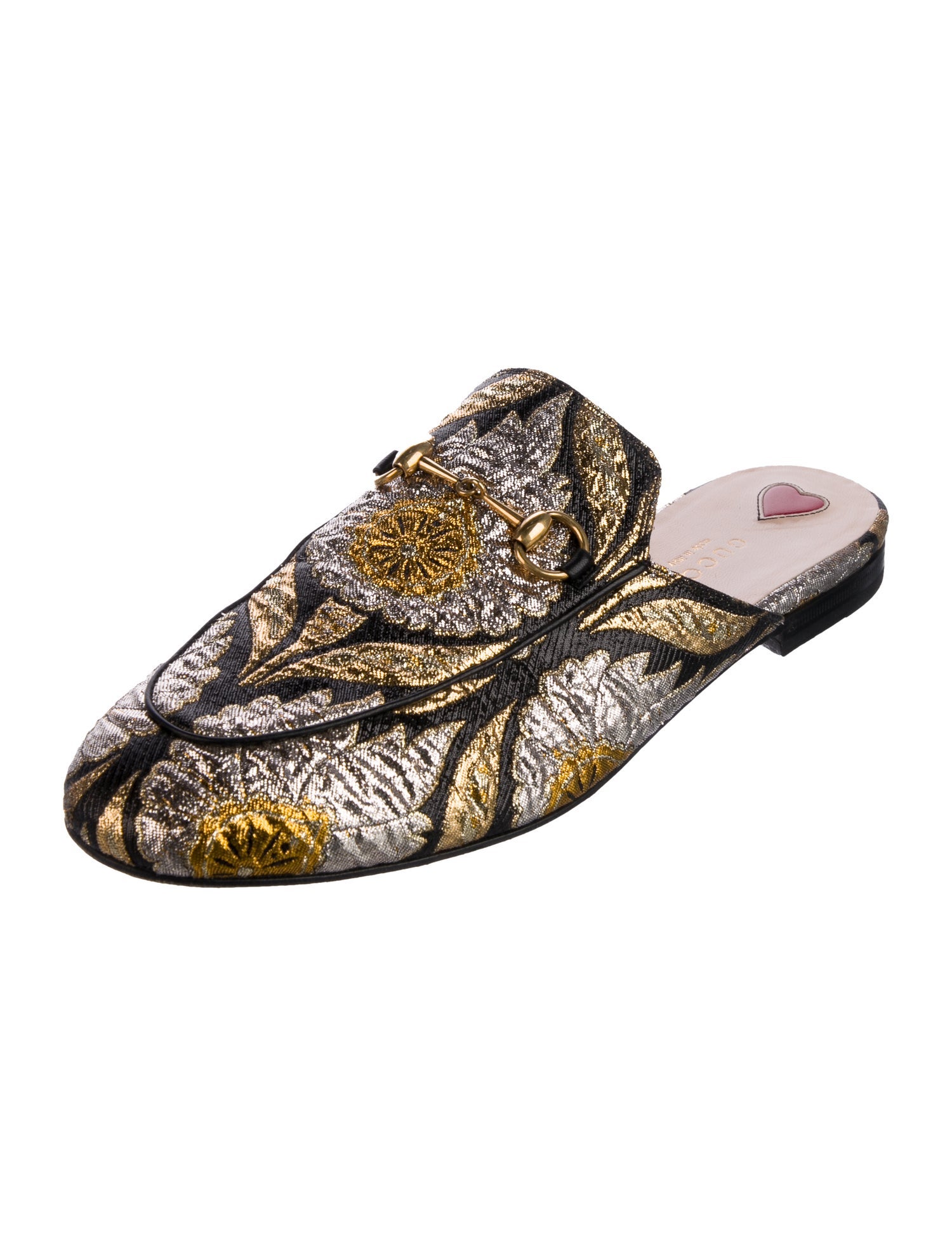 Gucci 1955 Horsebit Accent Glitter Accents Mules