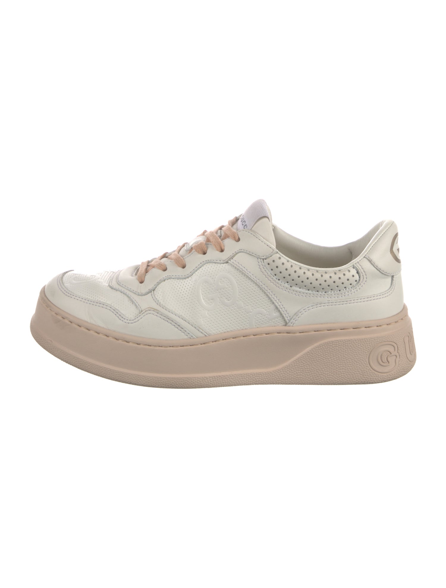 Gucci GG Logo Leather Sneakers