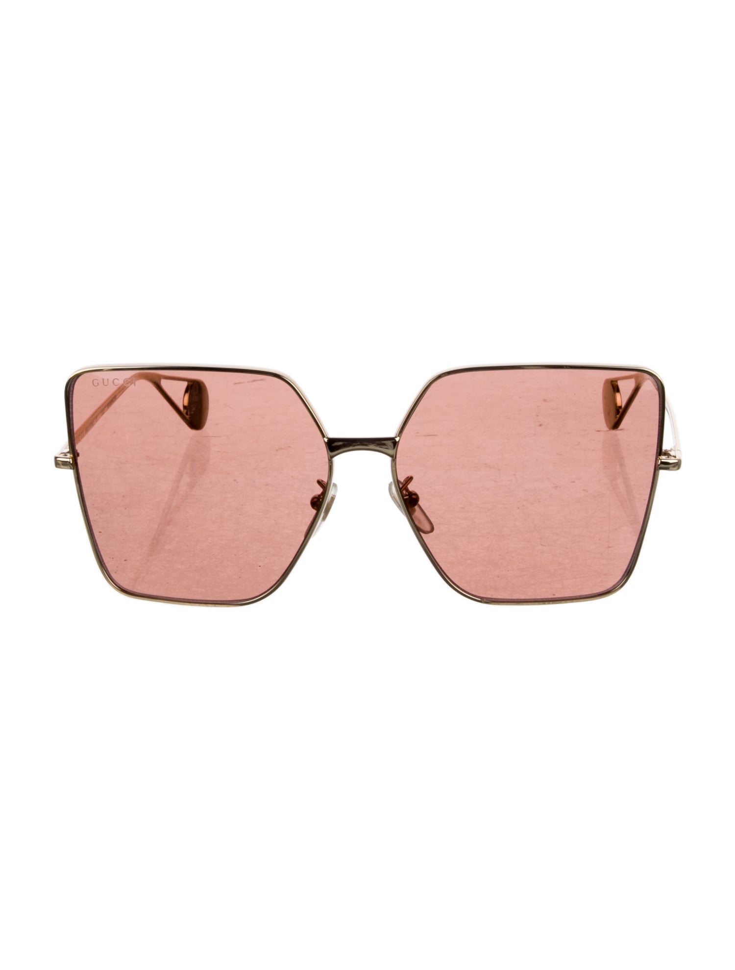 Gucci Oversize Mirrored Sunglasses
