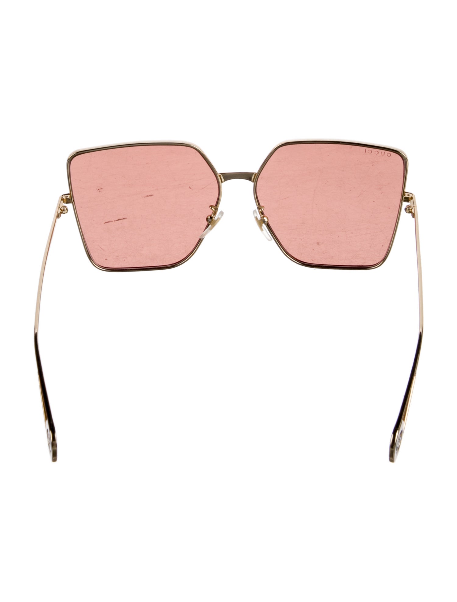 Gucci Oversize Mirrored Sunglasses