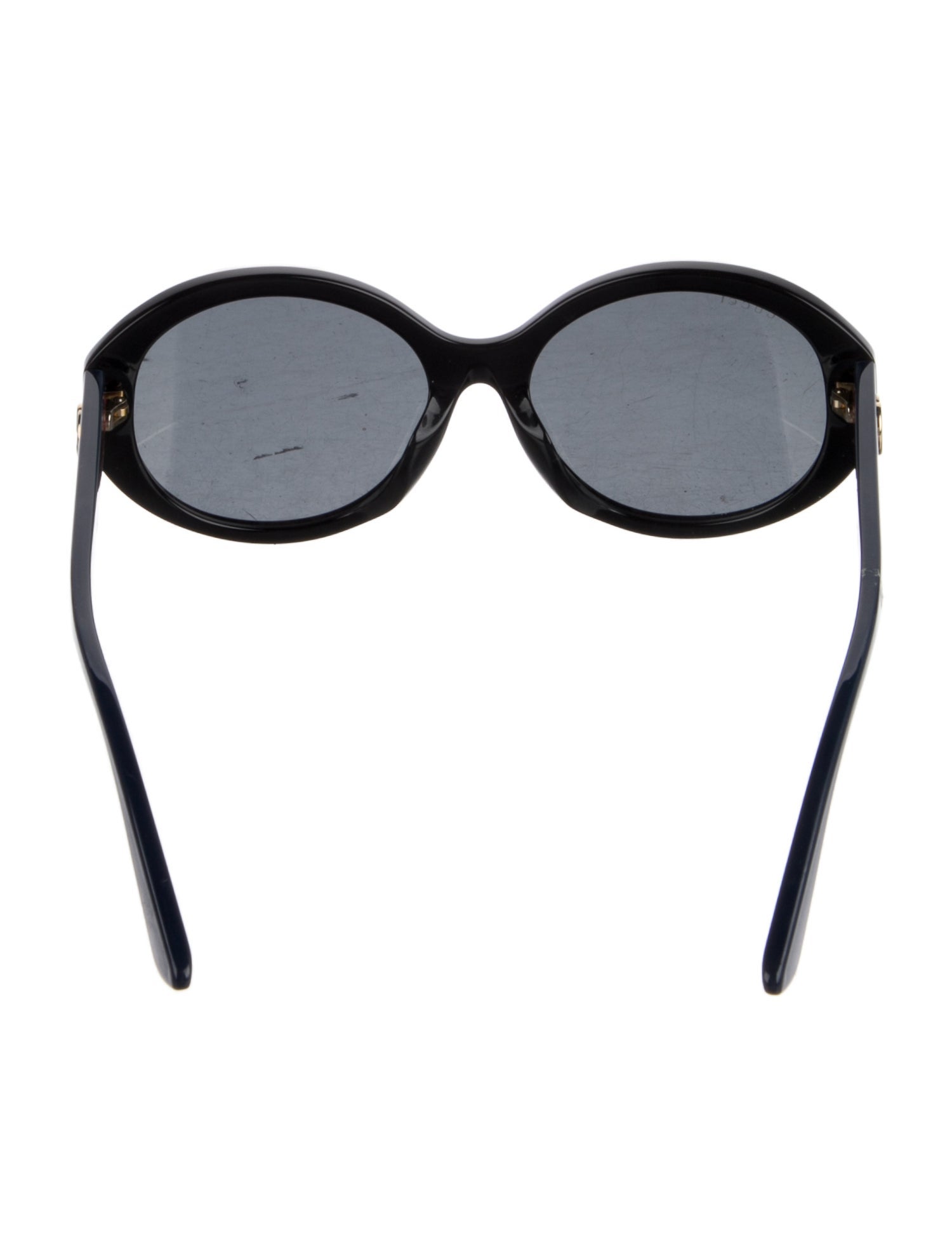 Gucci Interlocking G Logo Round Sunglasses