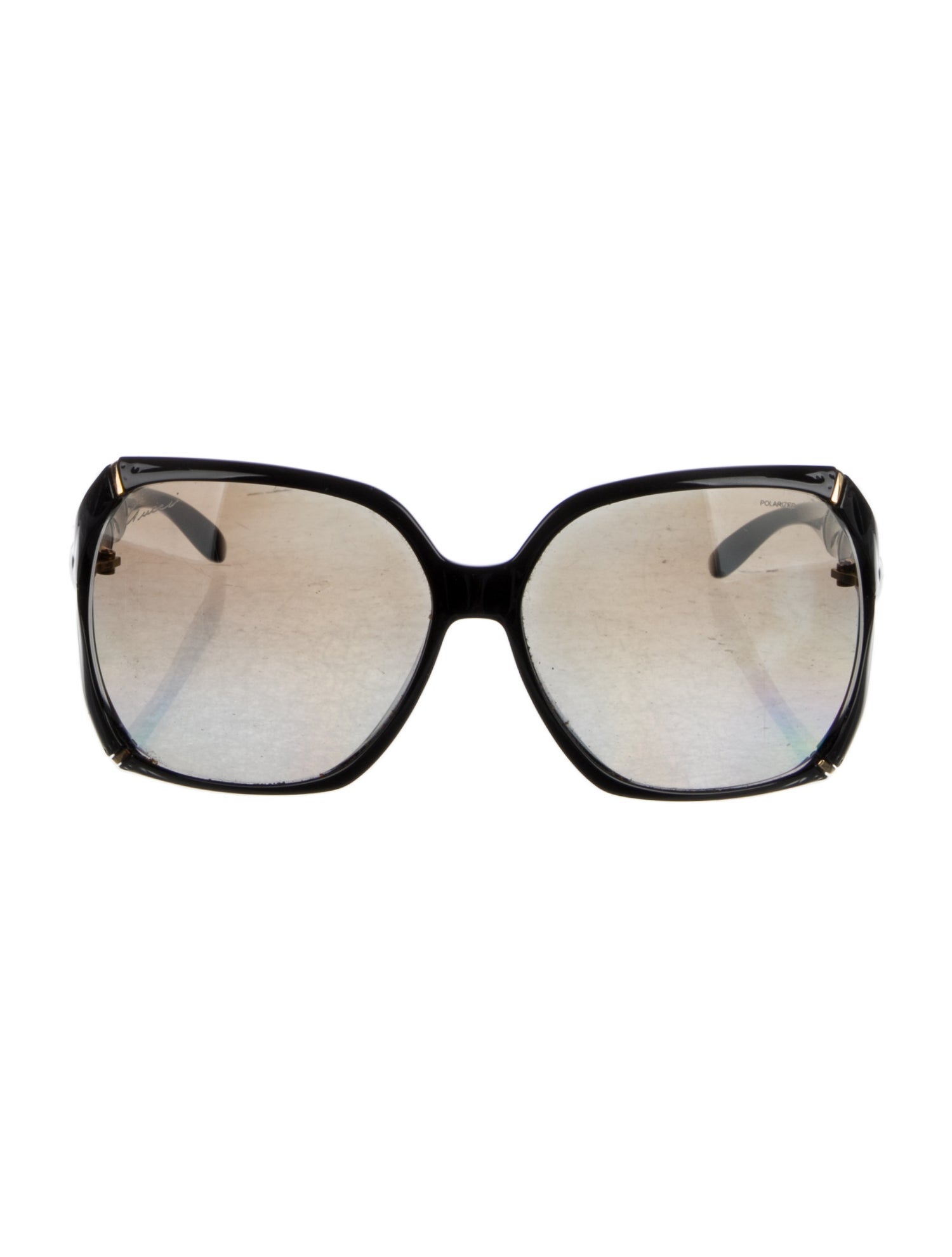Gucci Bamboo Accent Oversize Sunglasses