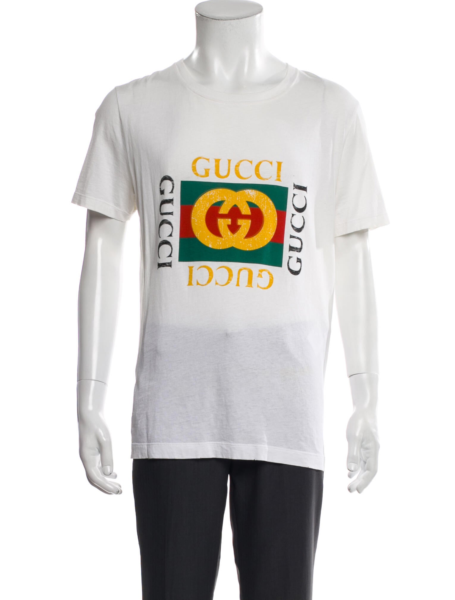 Gucci Web Accent Crew Neck T-Shirt