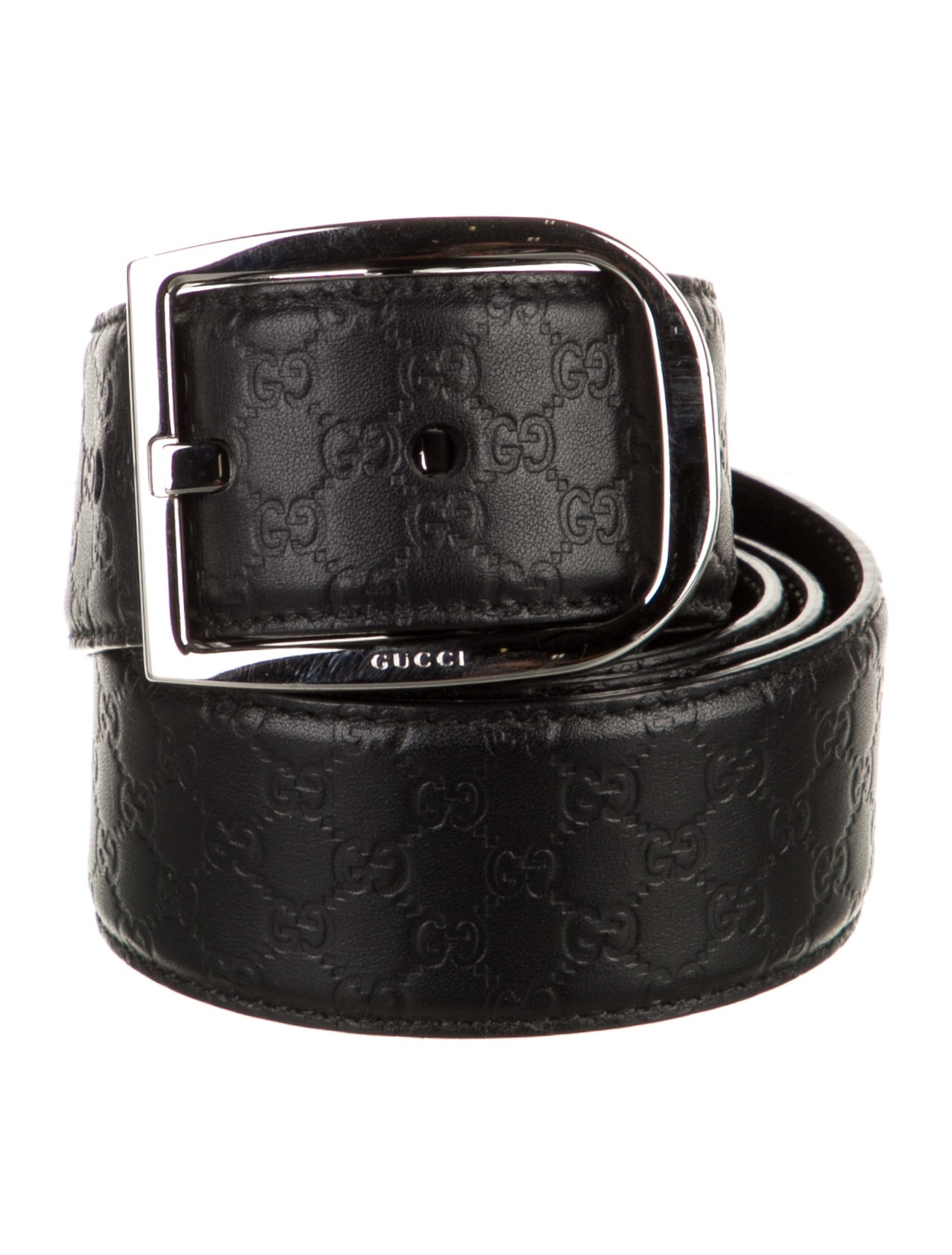 Gucci Microguccissima Pattern Leather Belt