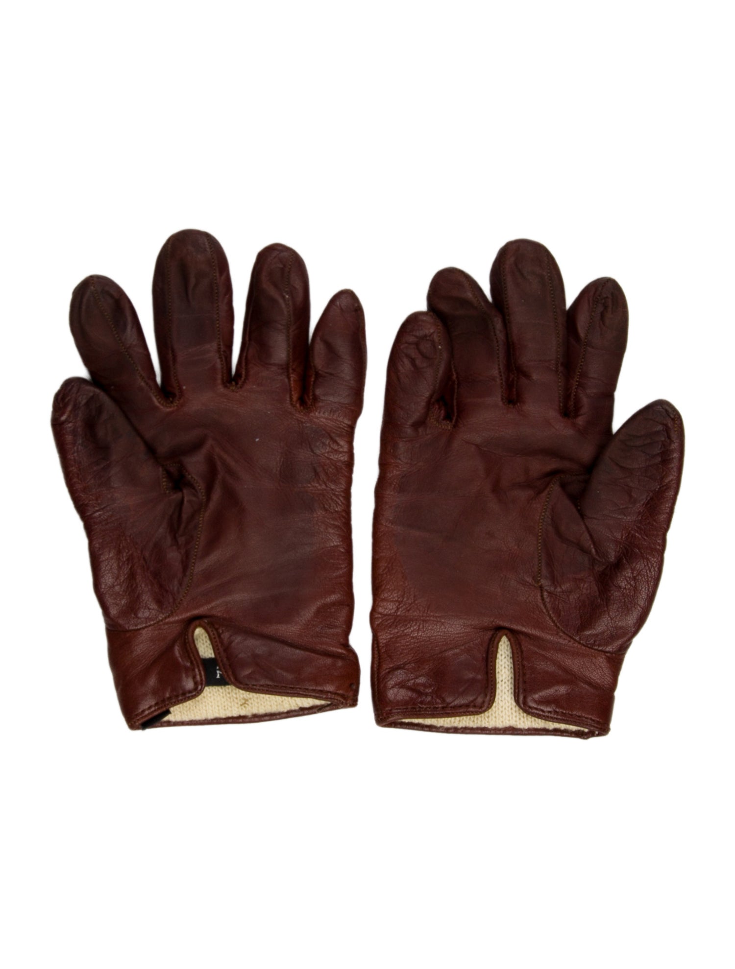 Gucci Leather Interlocking G Gloves