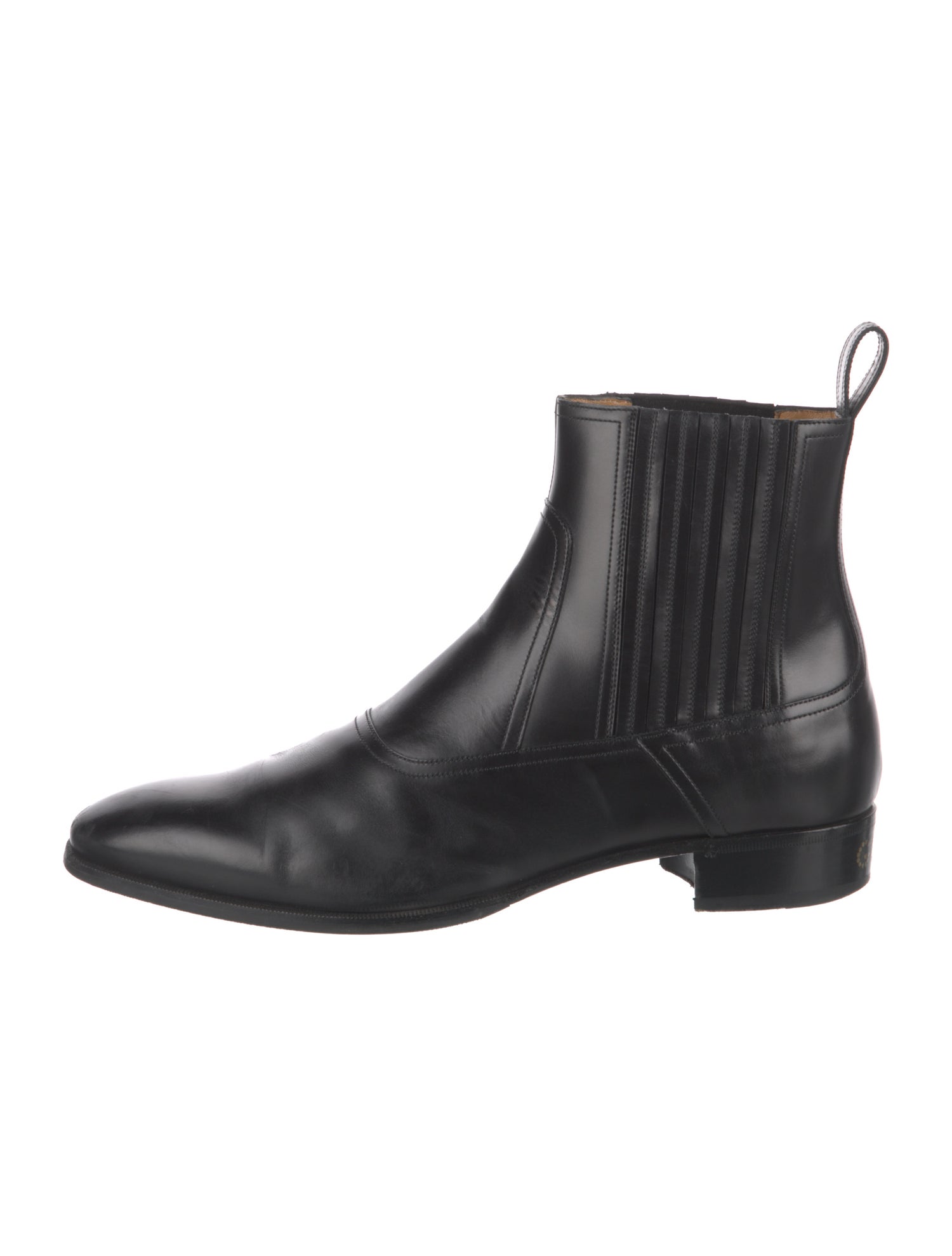 Gucci Leather Chelsea Boots