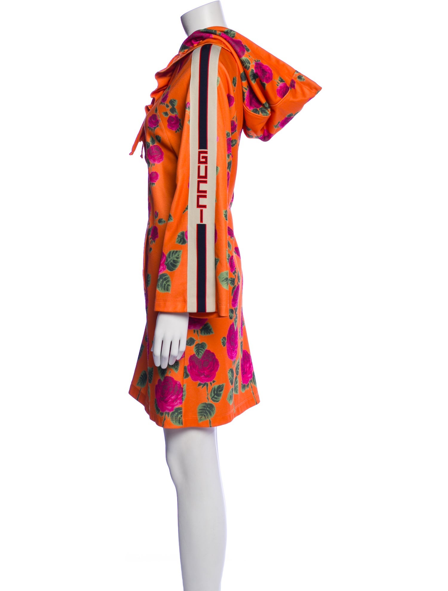 Gucci Floral Print Mini Dress