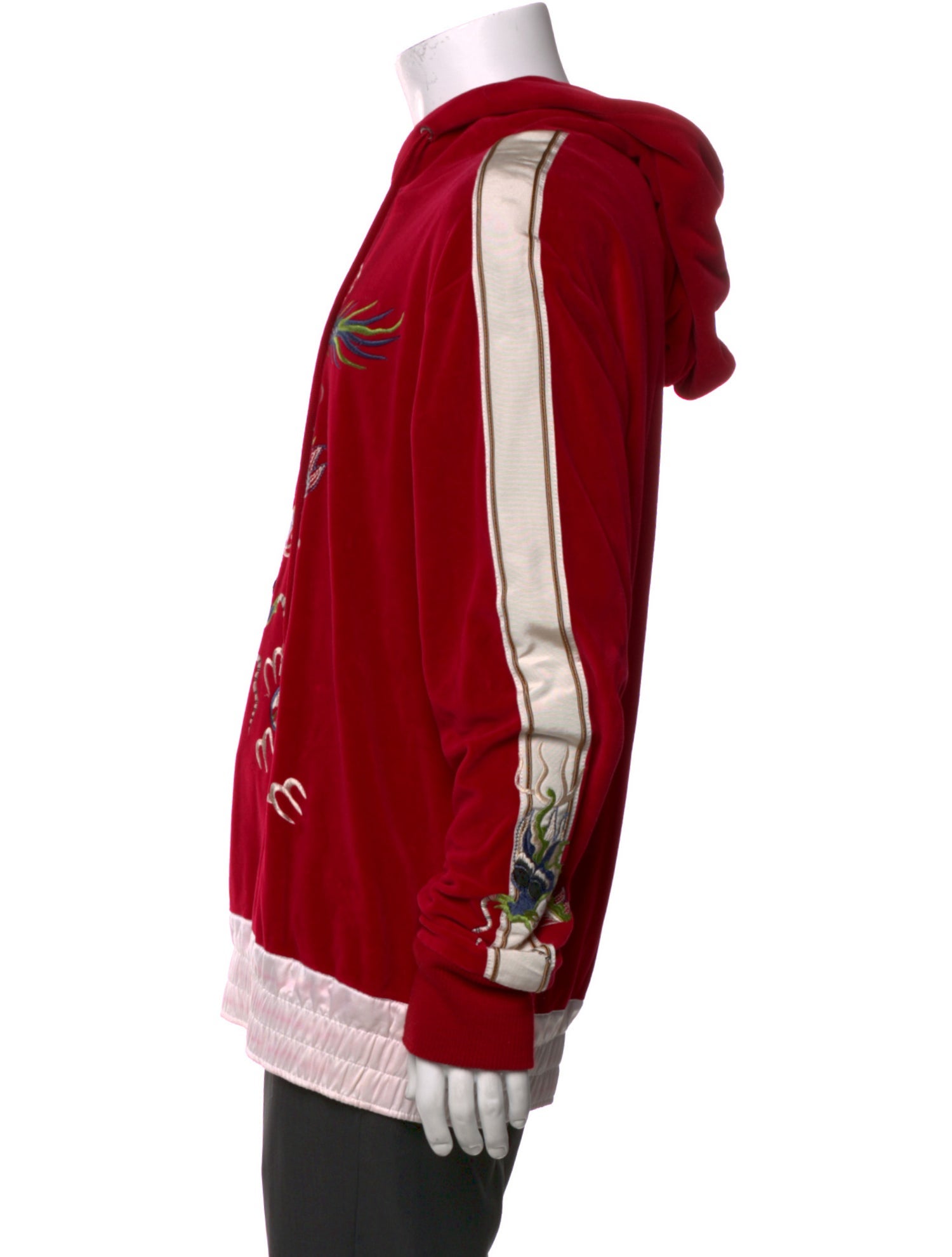 Gucci Graphic Print Crew Neck Hoodie