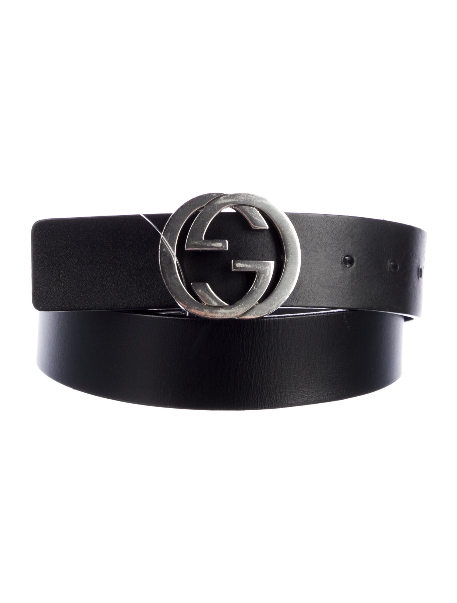 Gucci Interlocking G Logo Leather Belt