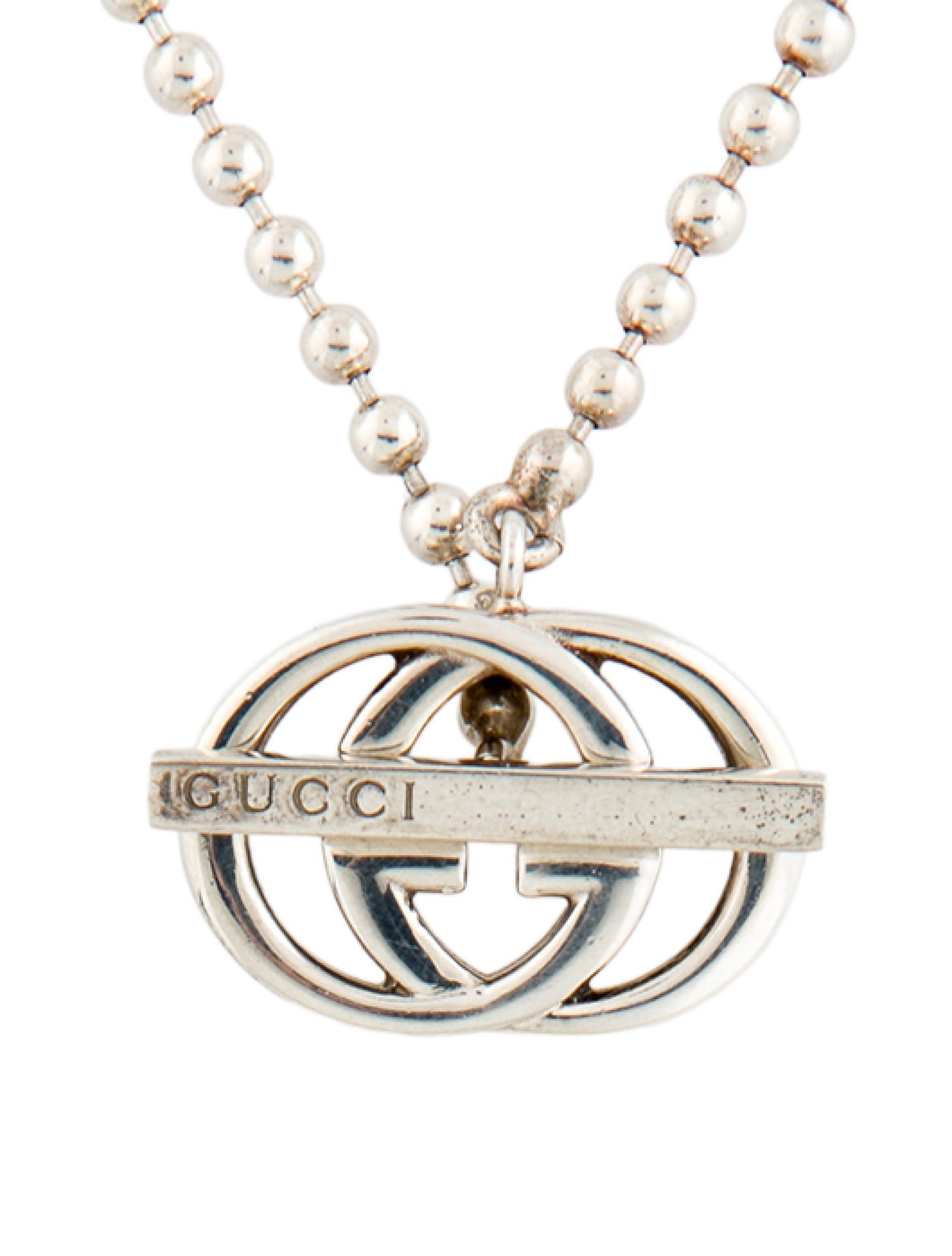 Gucci GG Boule Choker Pendant Necklace