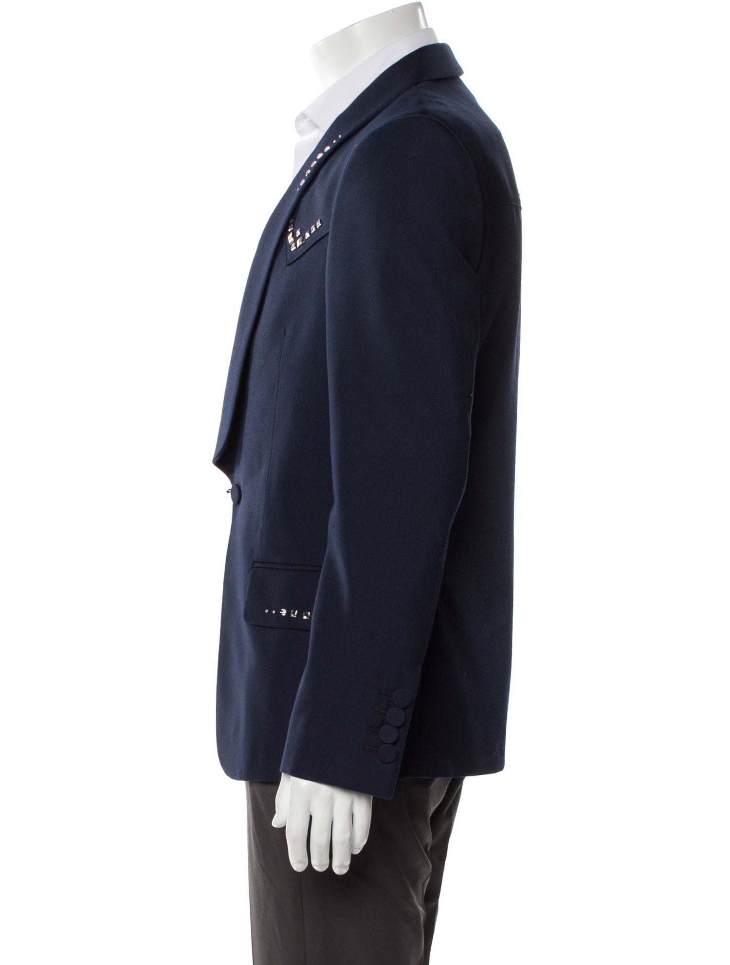 Gucci Crystal Embellishments Blazer