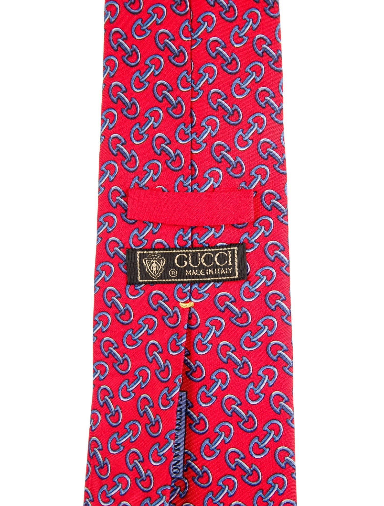 Gucci Pattern Print Silk Tie