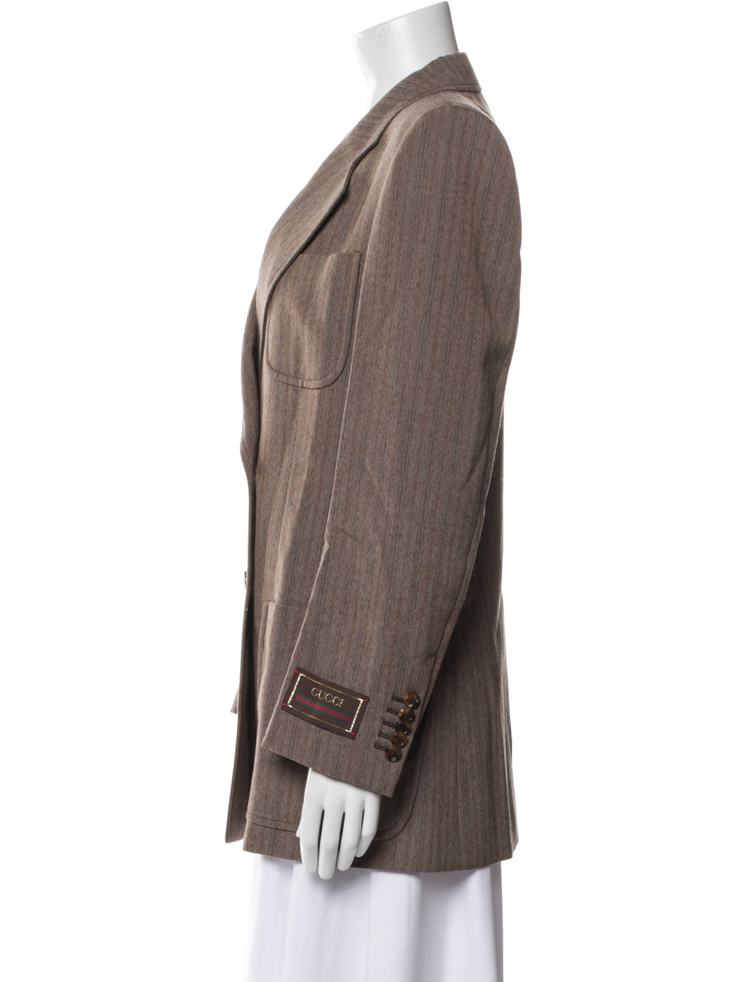 Gucci Wool Striped Blazer