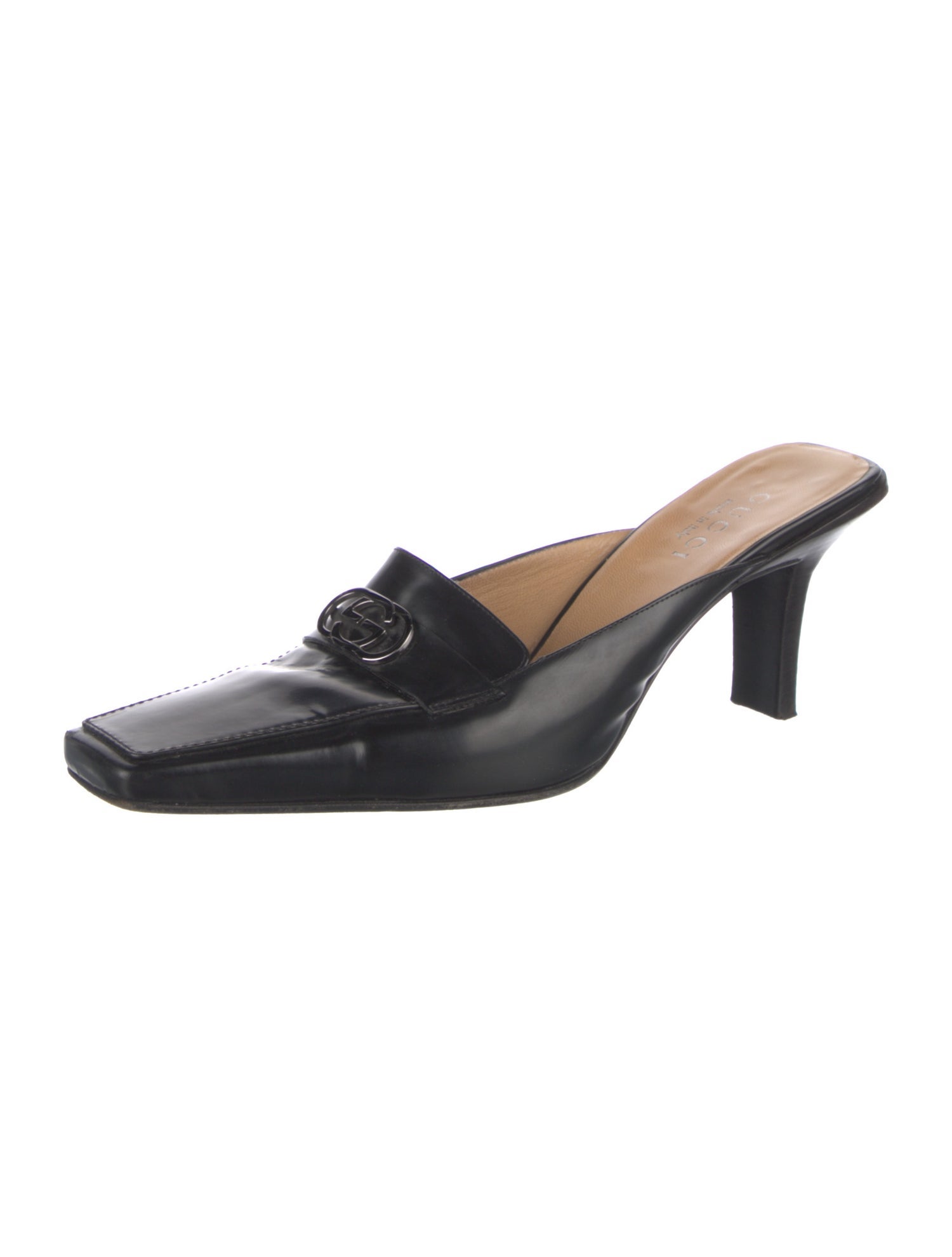 Gucci Horsebit Accent Leather Mules