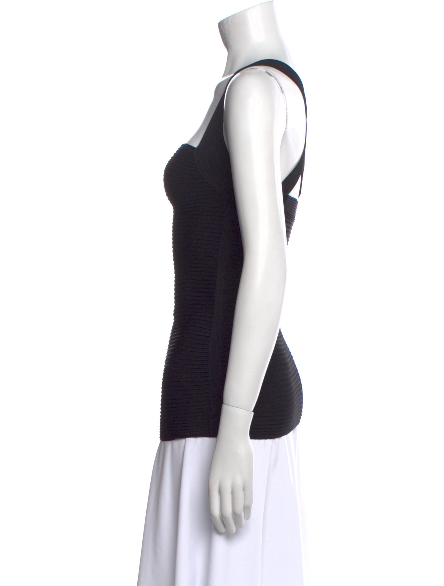 Gucci Wool Square Neckline Top