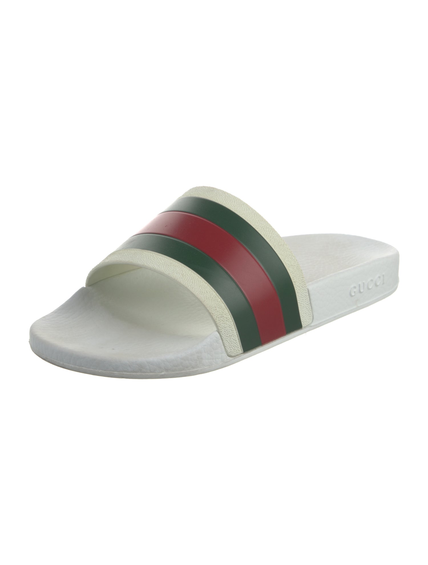 Gucci Web Accent Rubber Slides
