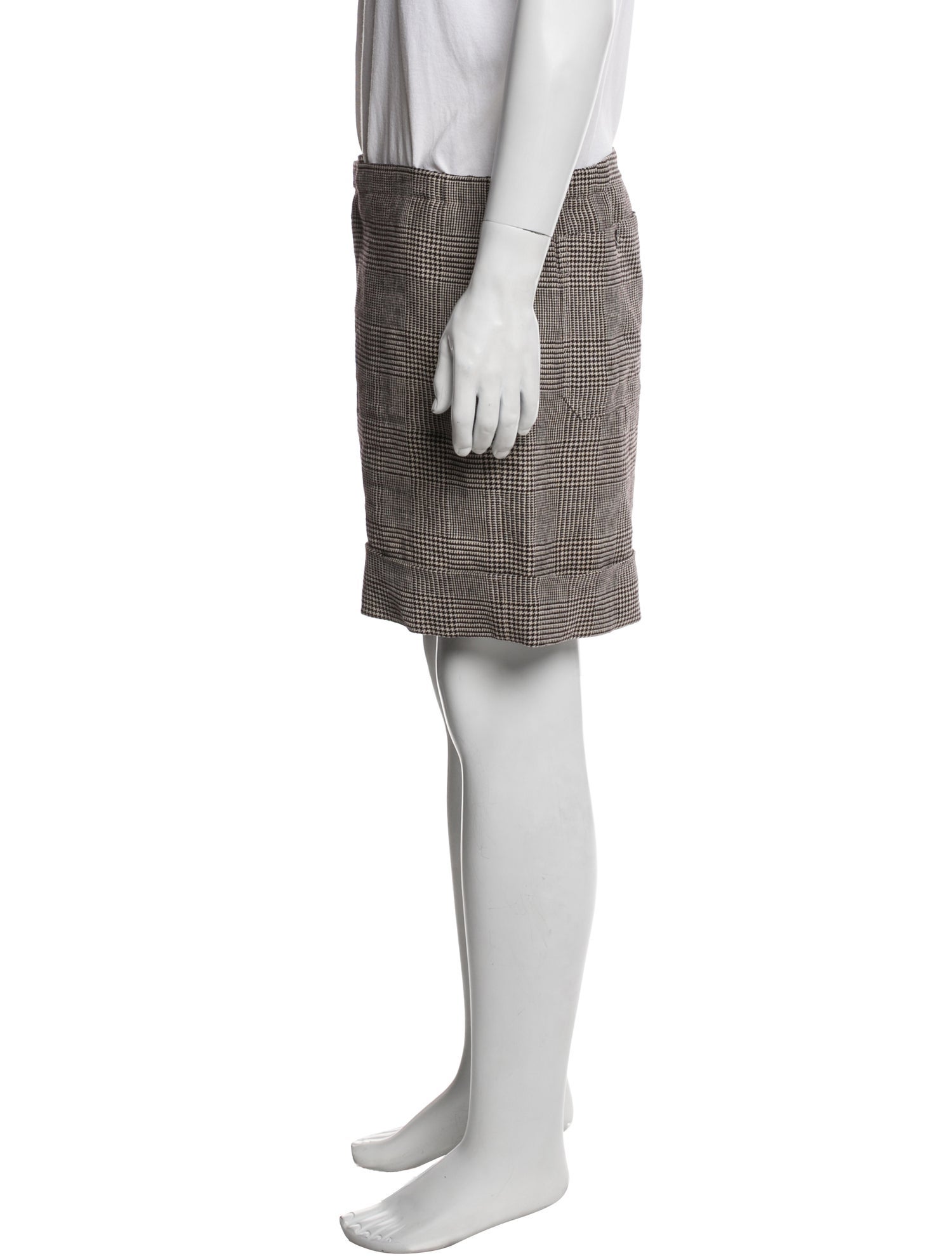 Gucci Linen Flat Front Shorts