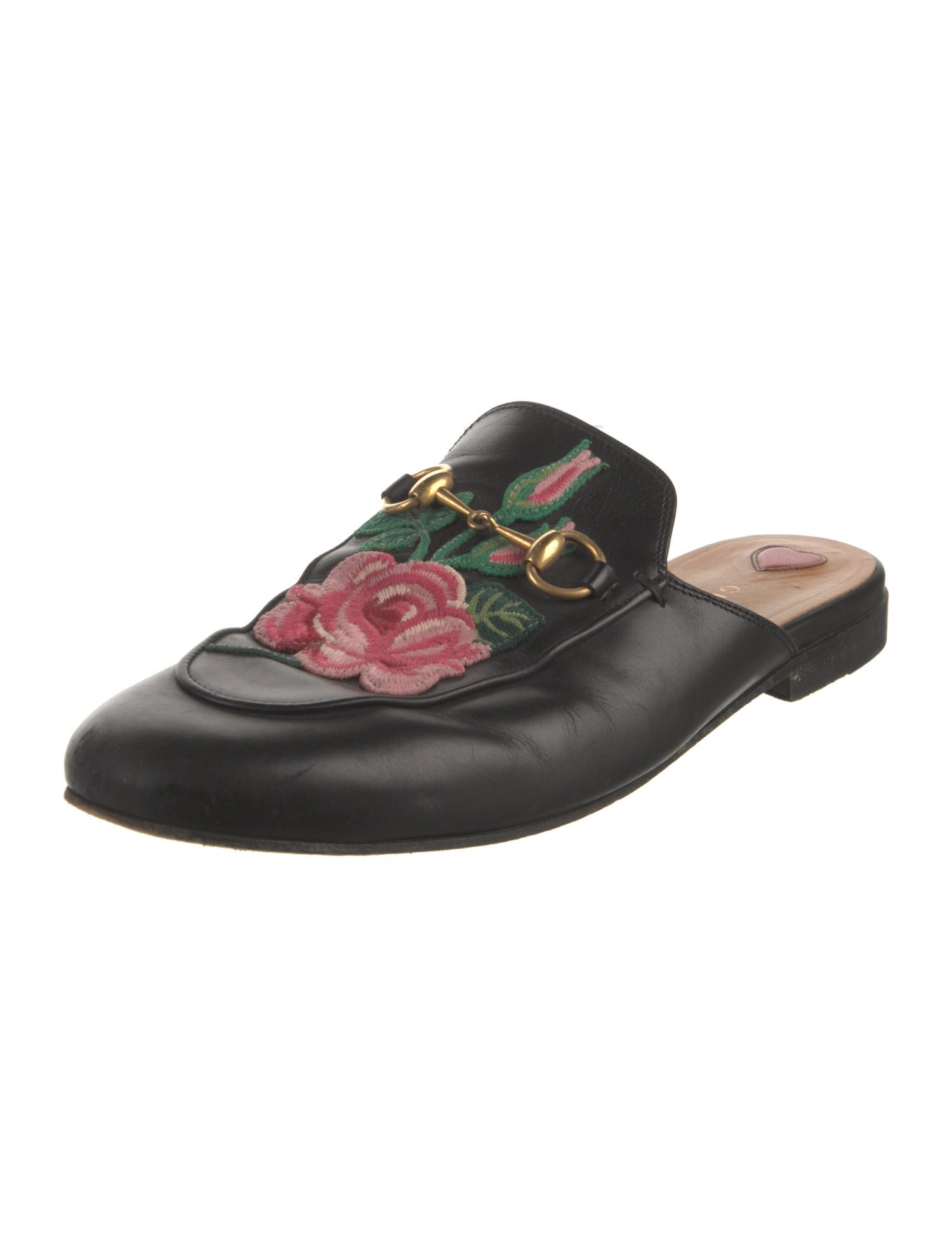 Gucci 1955 Horsebit Accent Leather Mules