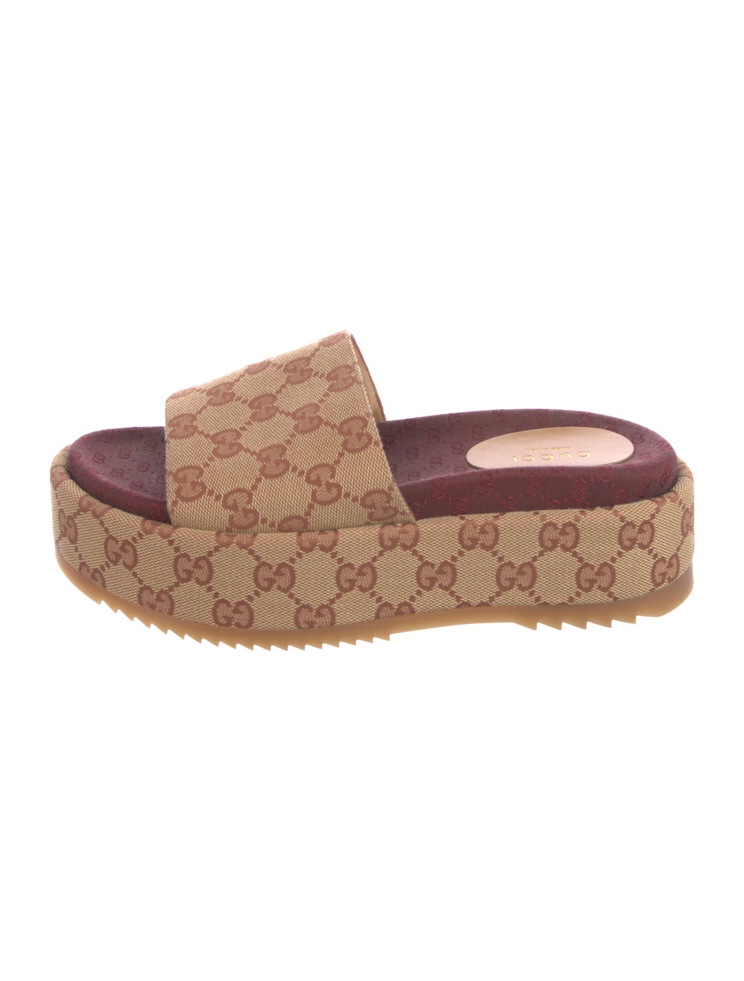 Gucci GG Canvas Canvas Mules