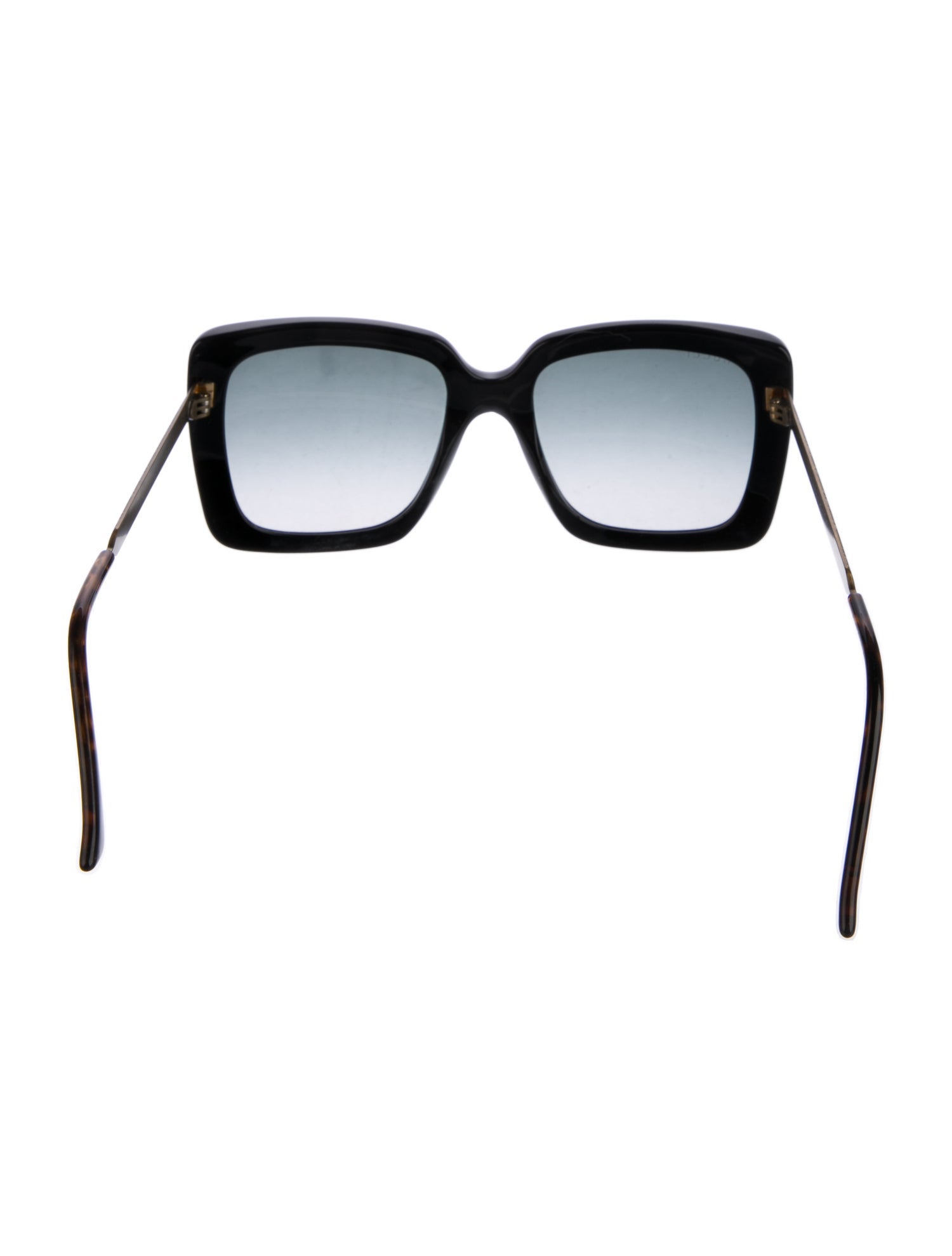 Gucci Feline Head Accent Square Sunglasses