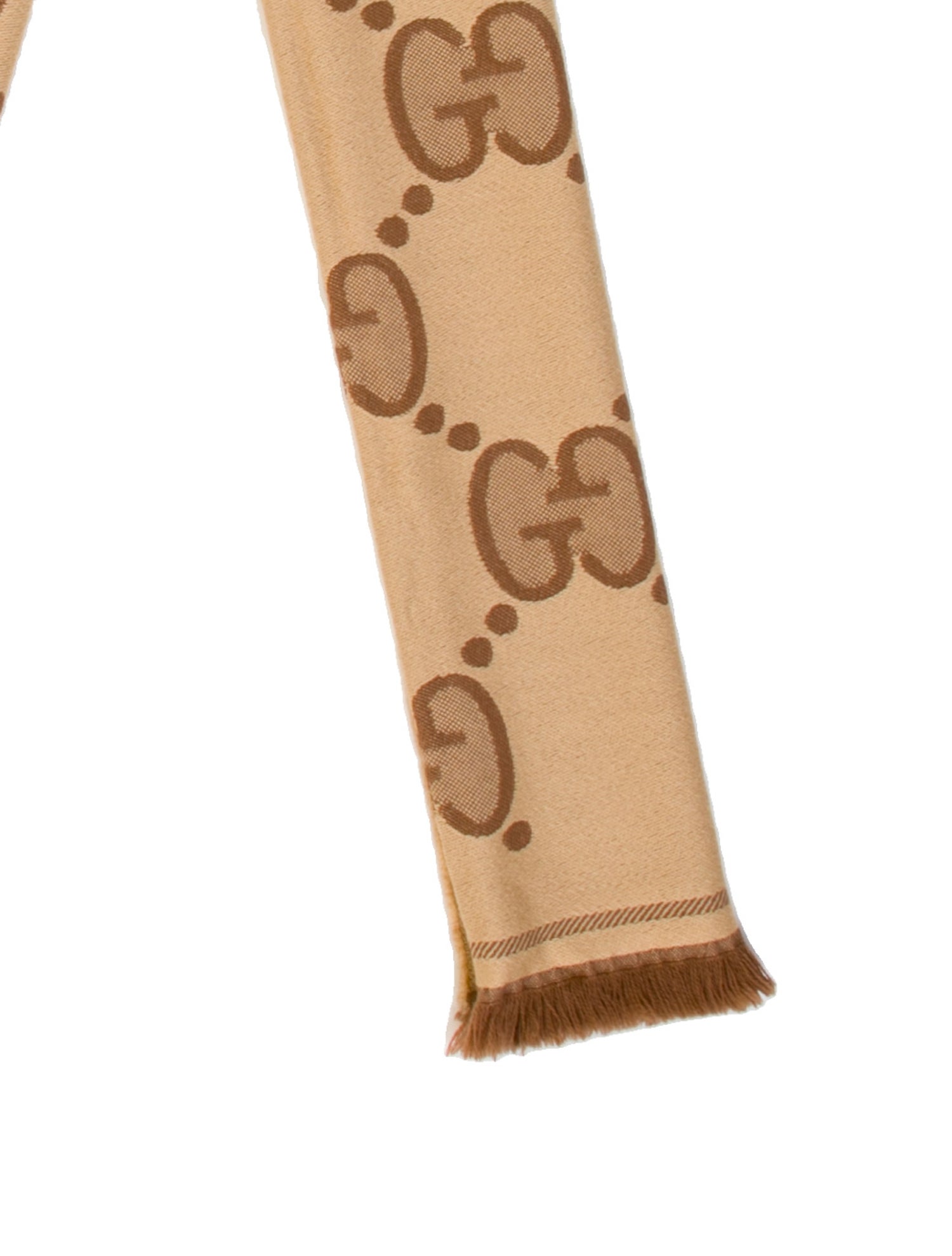 Gucci Wool GG Logo Scarf